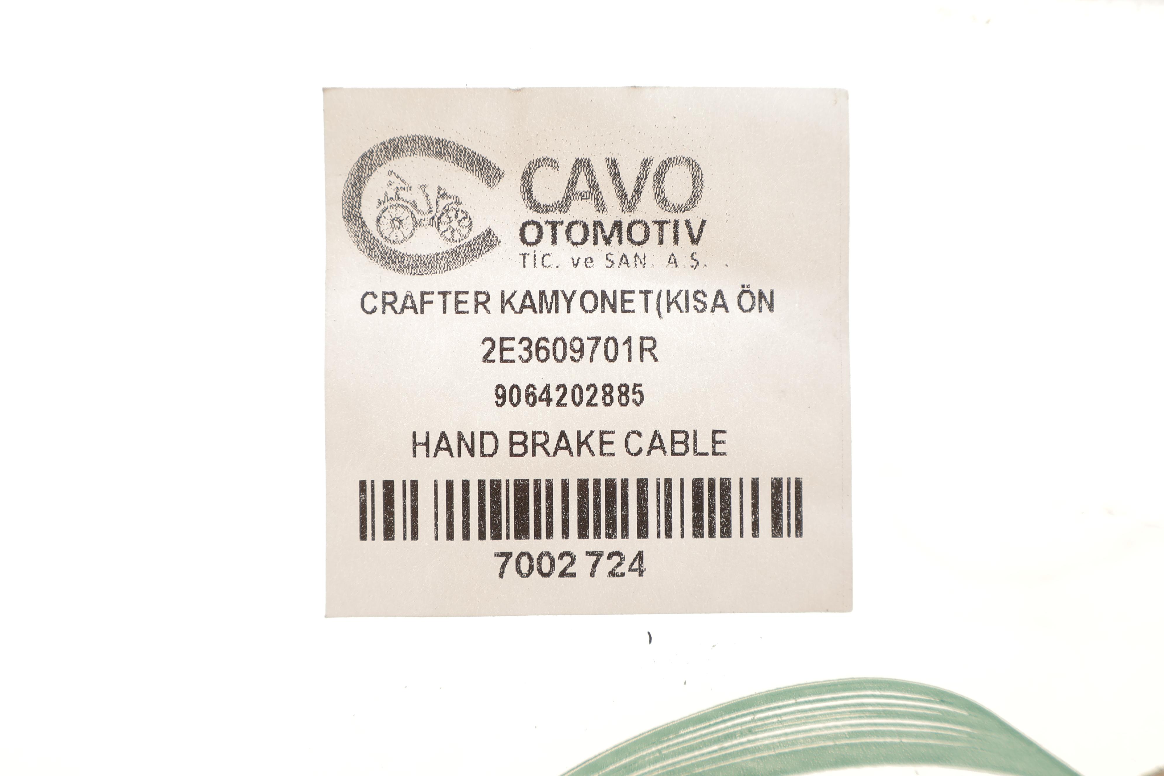 Трос ручника (центральний) MB Sprinter 06- (1374/271мм)