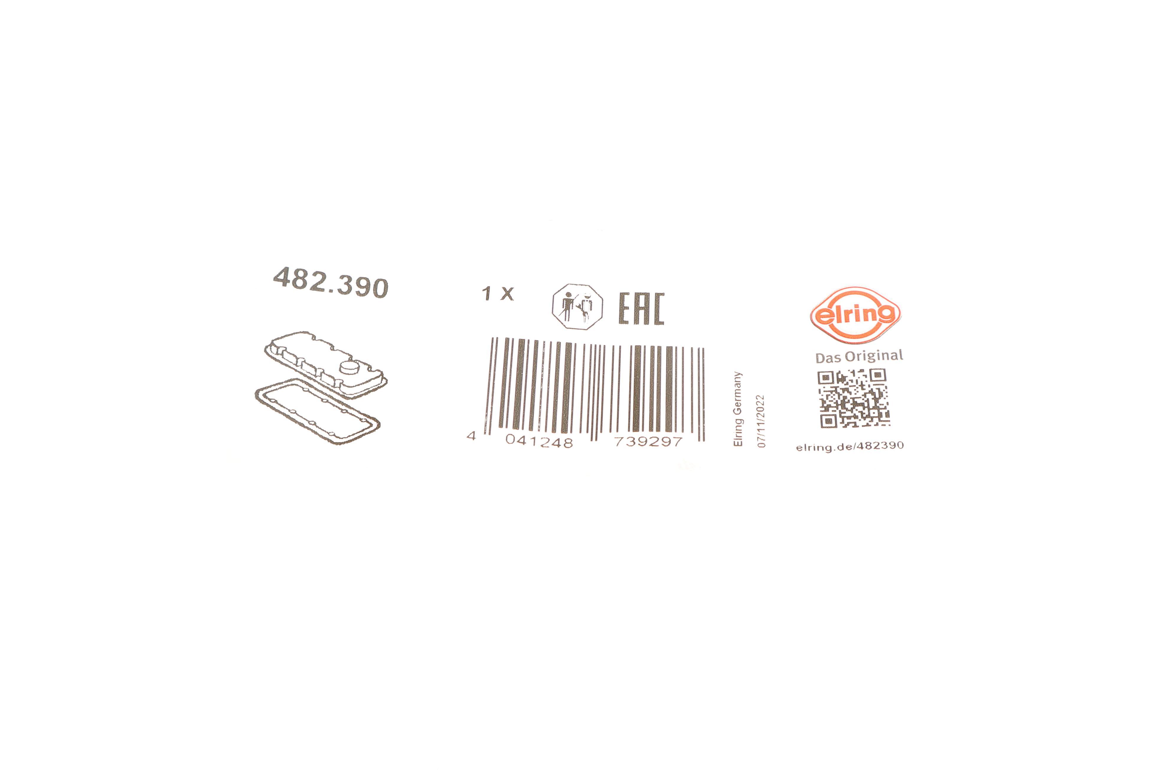 Прокладка кришки клапанів Toyota Land Cruiser 4.7 98- (R)