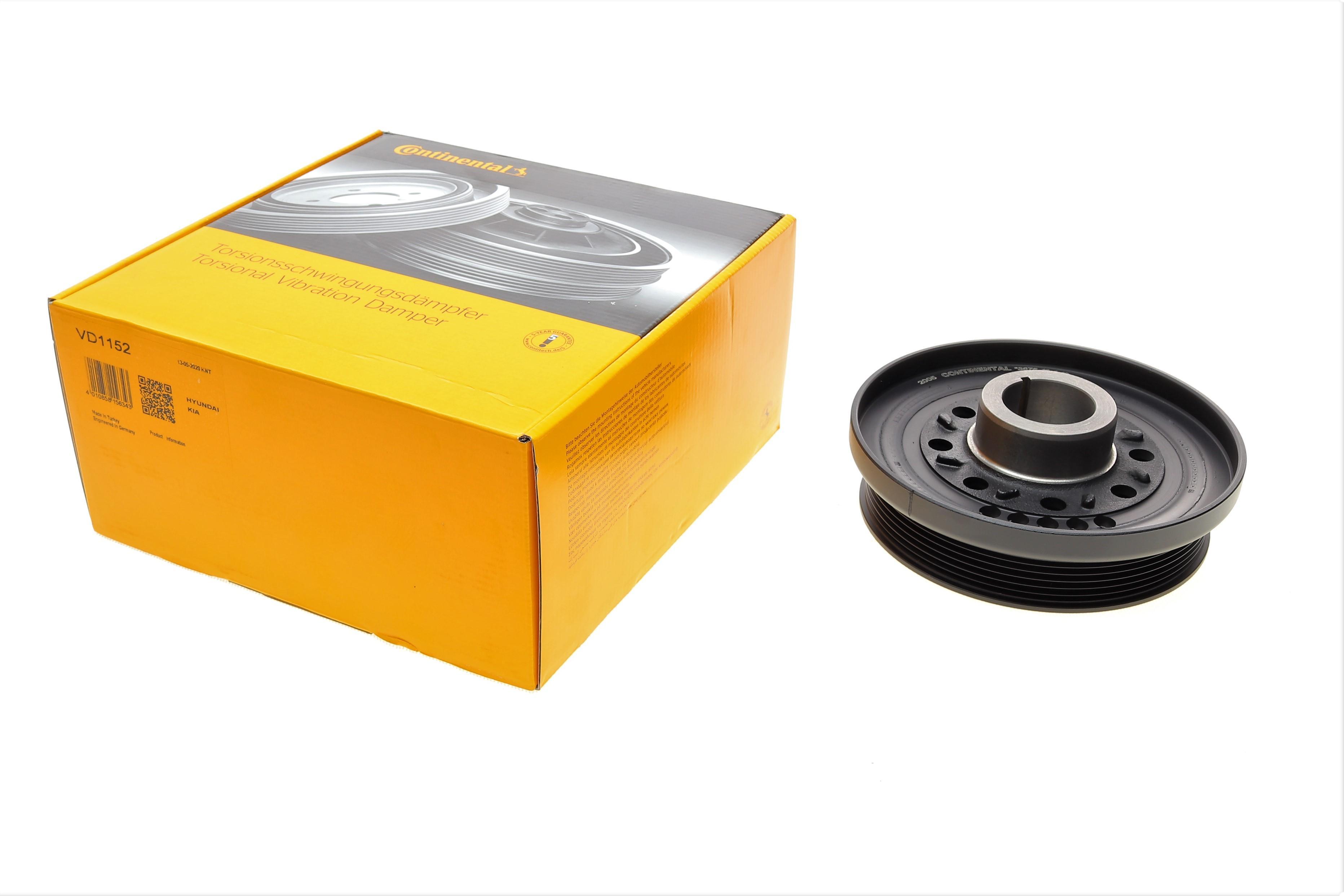 Шків колінвалу Hyundai iX35/Tucson/Kia Sportage 2.0/2.2CRDi 10- (6PK)