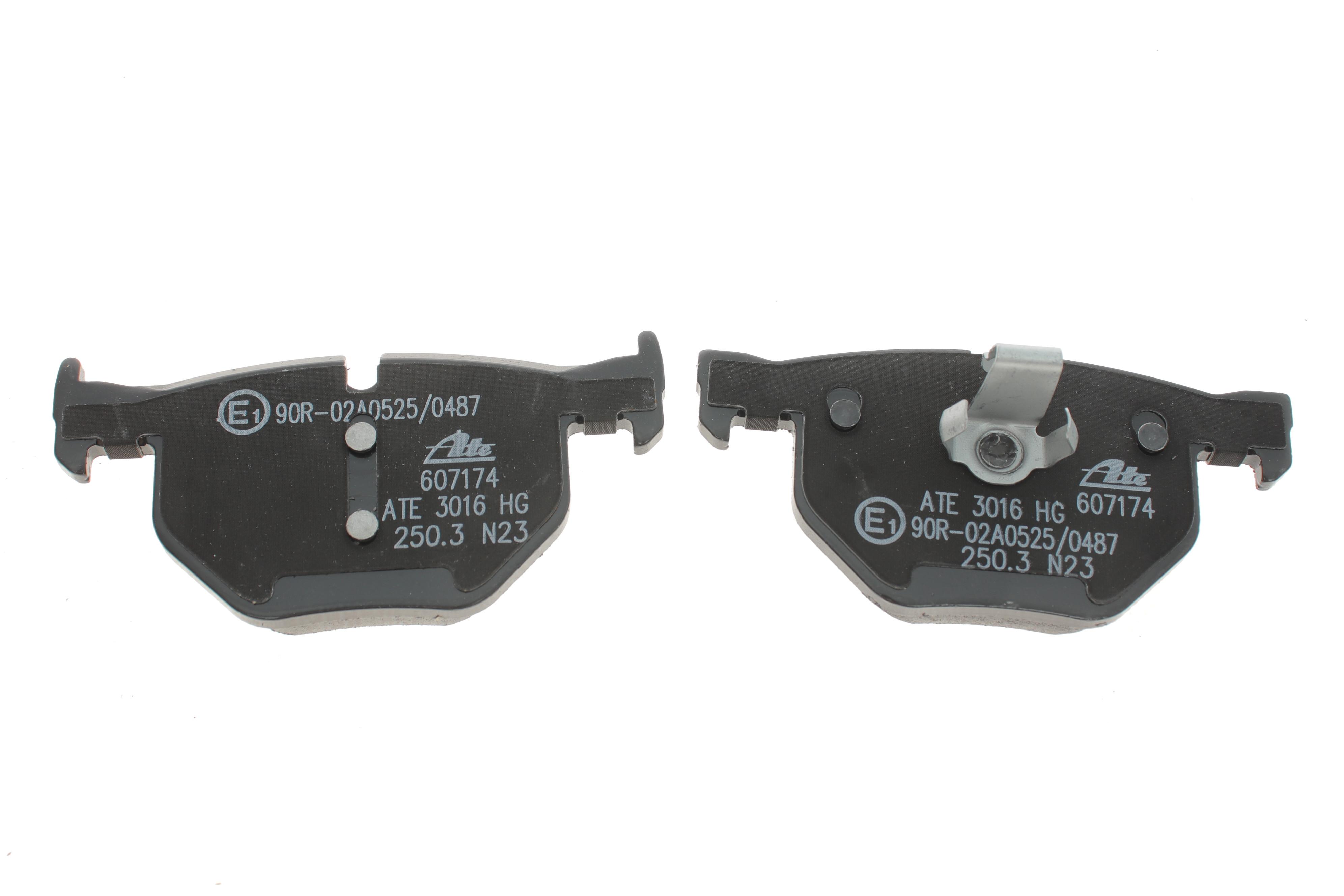 Колодки гальмівні (задні) BMW 5 (E60/E61) 02-10/6 (E63/E64) 04-07 (Ate)