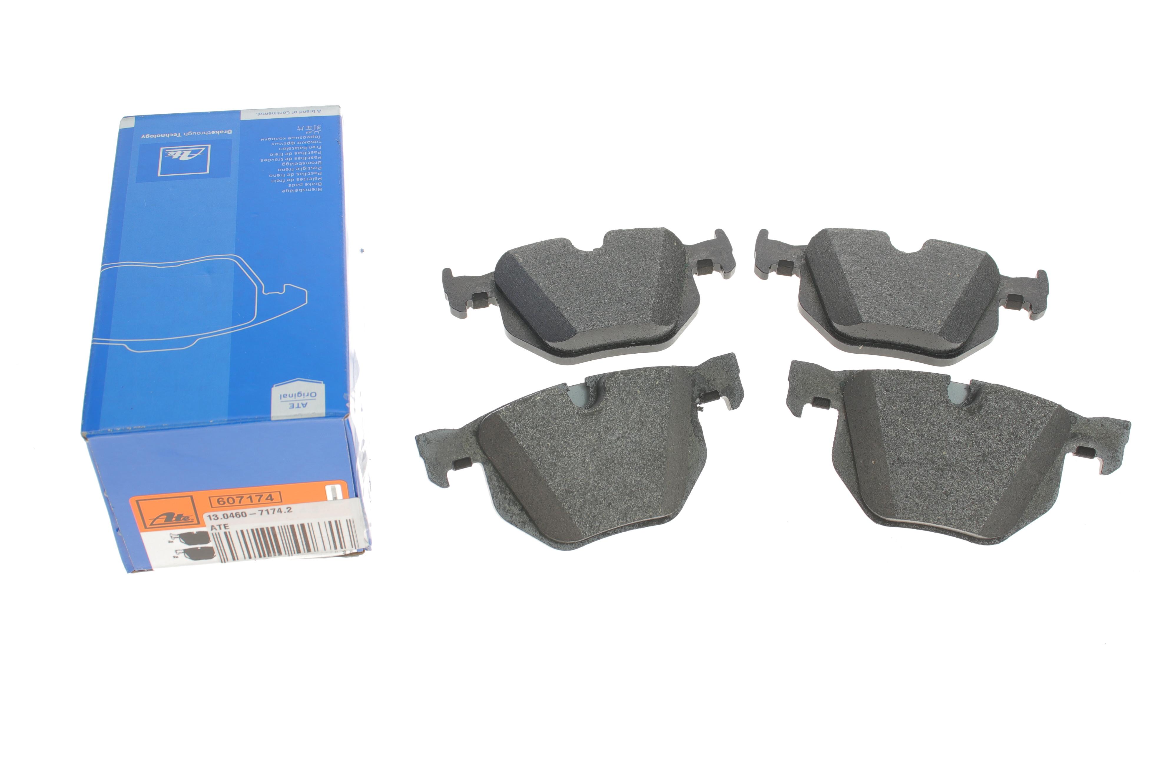 Колодки гальмівні (задні) BMW 5 (E60/E61) 02-10/6 (E63/E64) 04-07 (Ate)