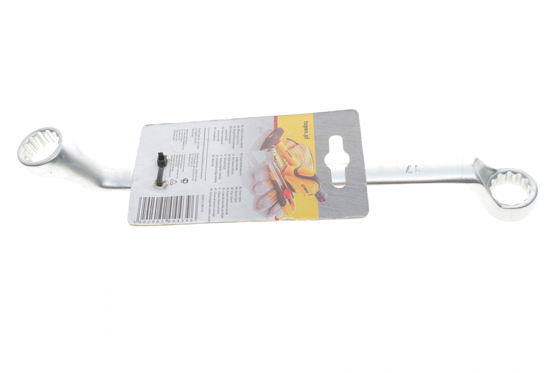 Ключ колінчастий 16х17 мм 45° L-250 мм