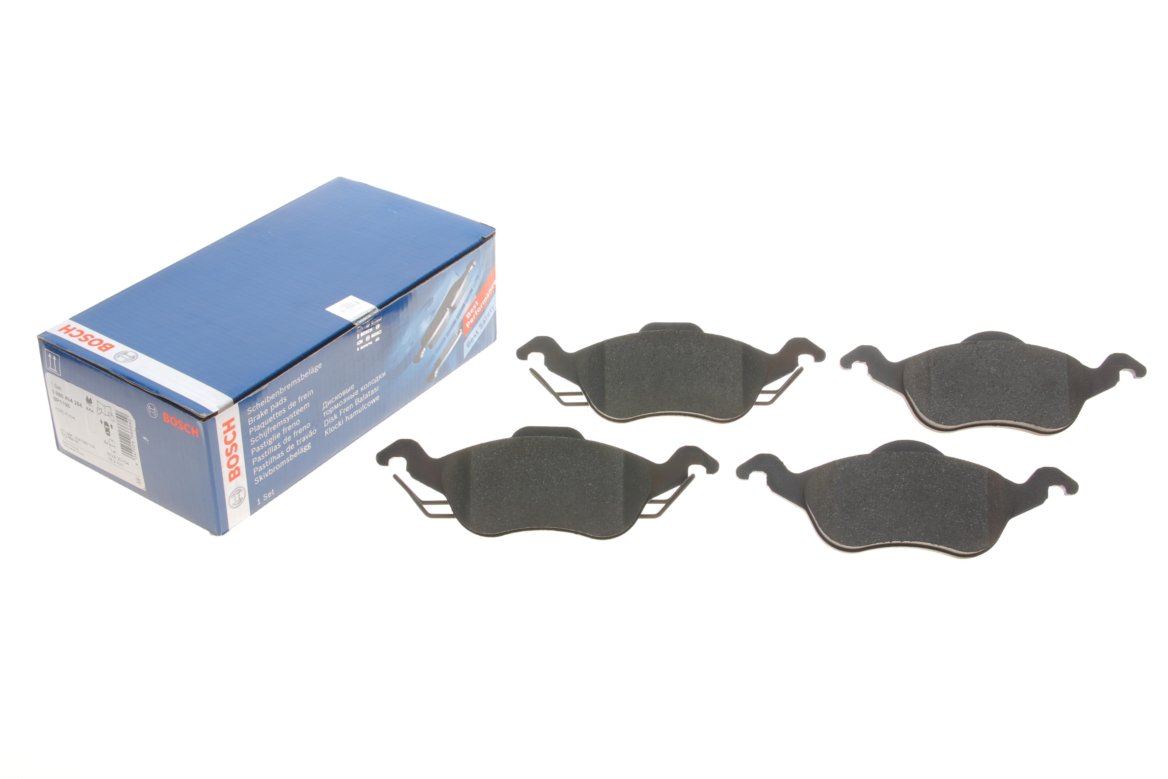 Колодки тормозные (передние) Ford Focus 99-09