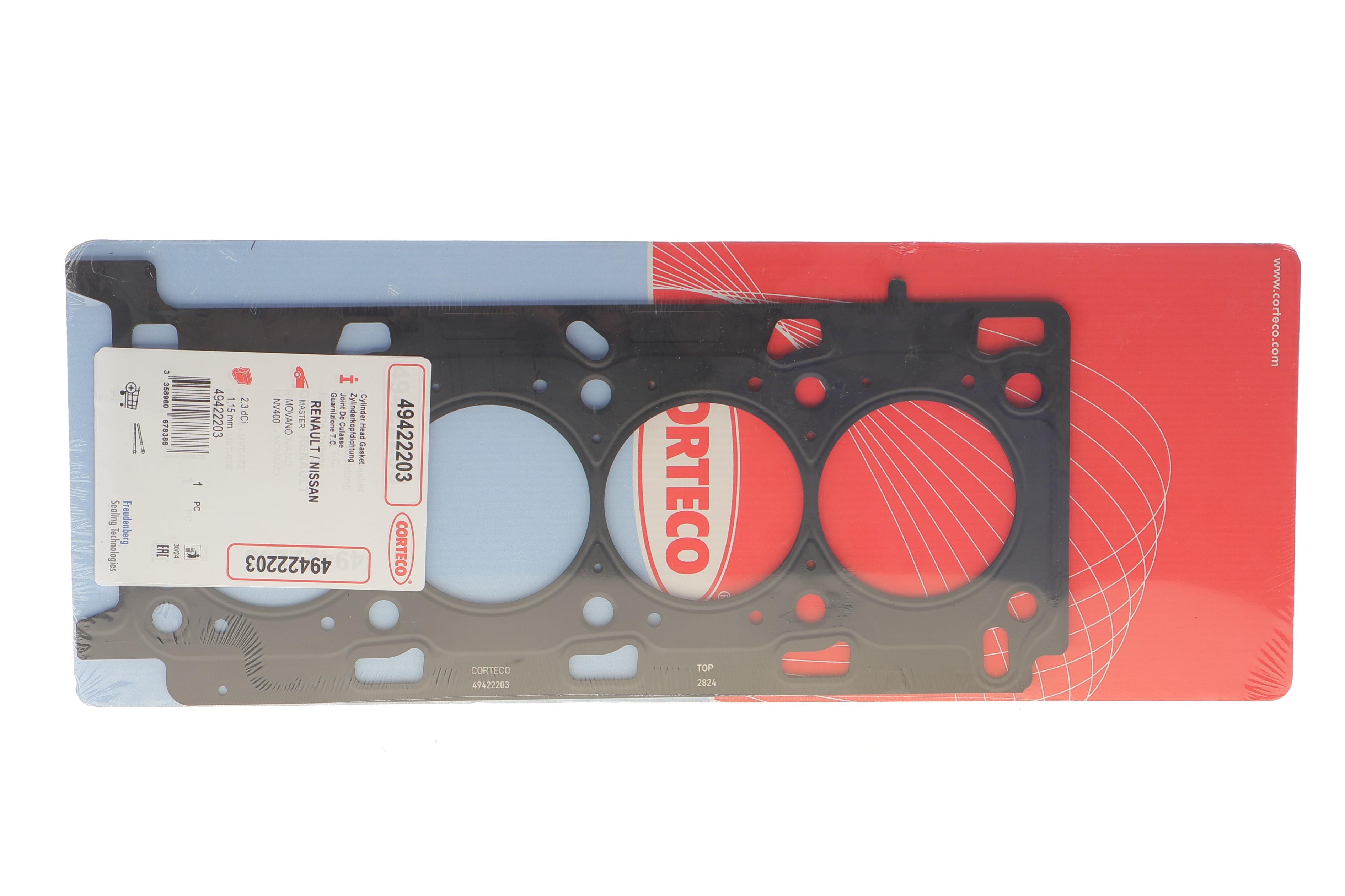 Прокладка ГБЦ Renault Master/Opel Movano 2.3 dci 10- (1.15mm)