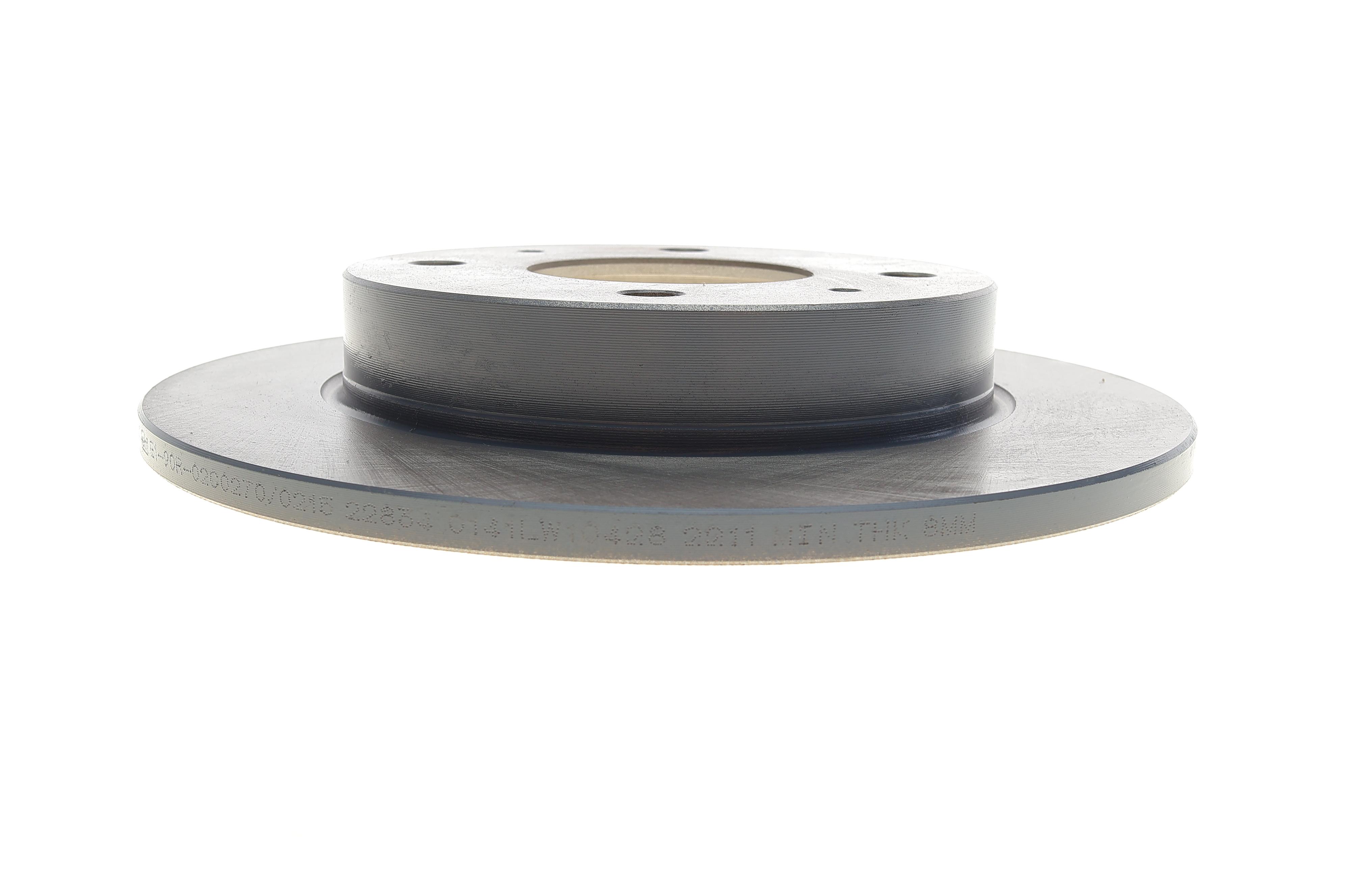 Диск гальмівний (задній) Mitsubishi Colt 04-13 Smart Forfour 03-08 (250x10)