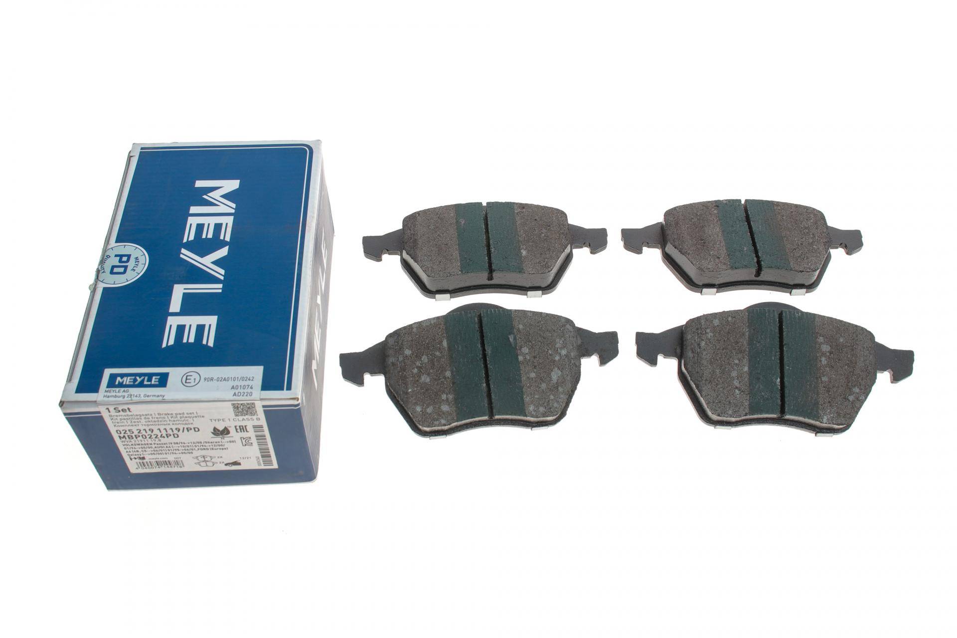 Колодки гальмівні (передні) Audi A3/VW Golf IV -03 (без датчика)