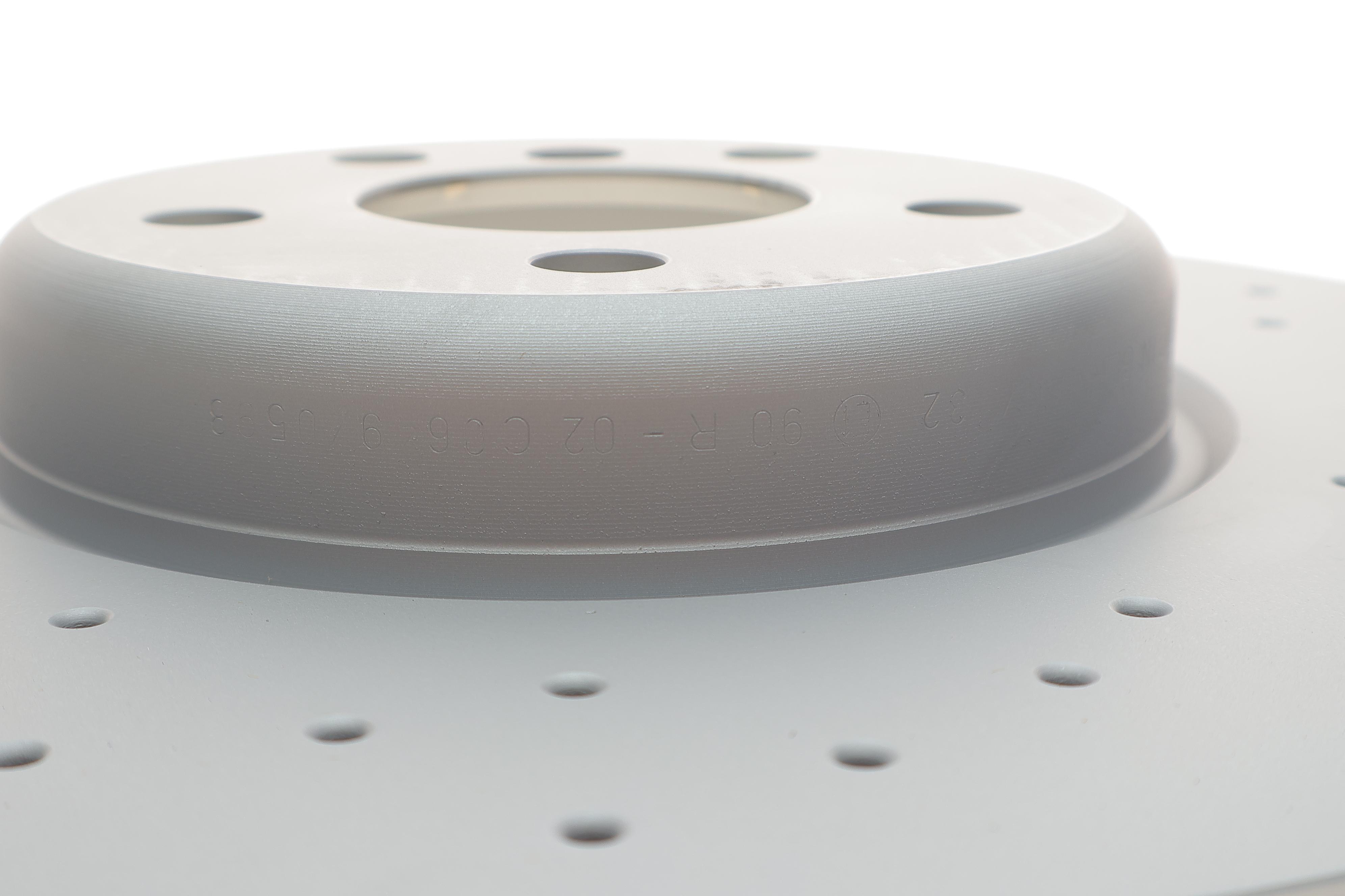 Диск тормозной (передний) BMW 5 (G30/F90)/7 (G11/G12) 15- (348x36) (L) (с покрытием) (вент)