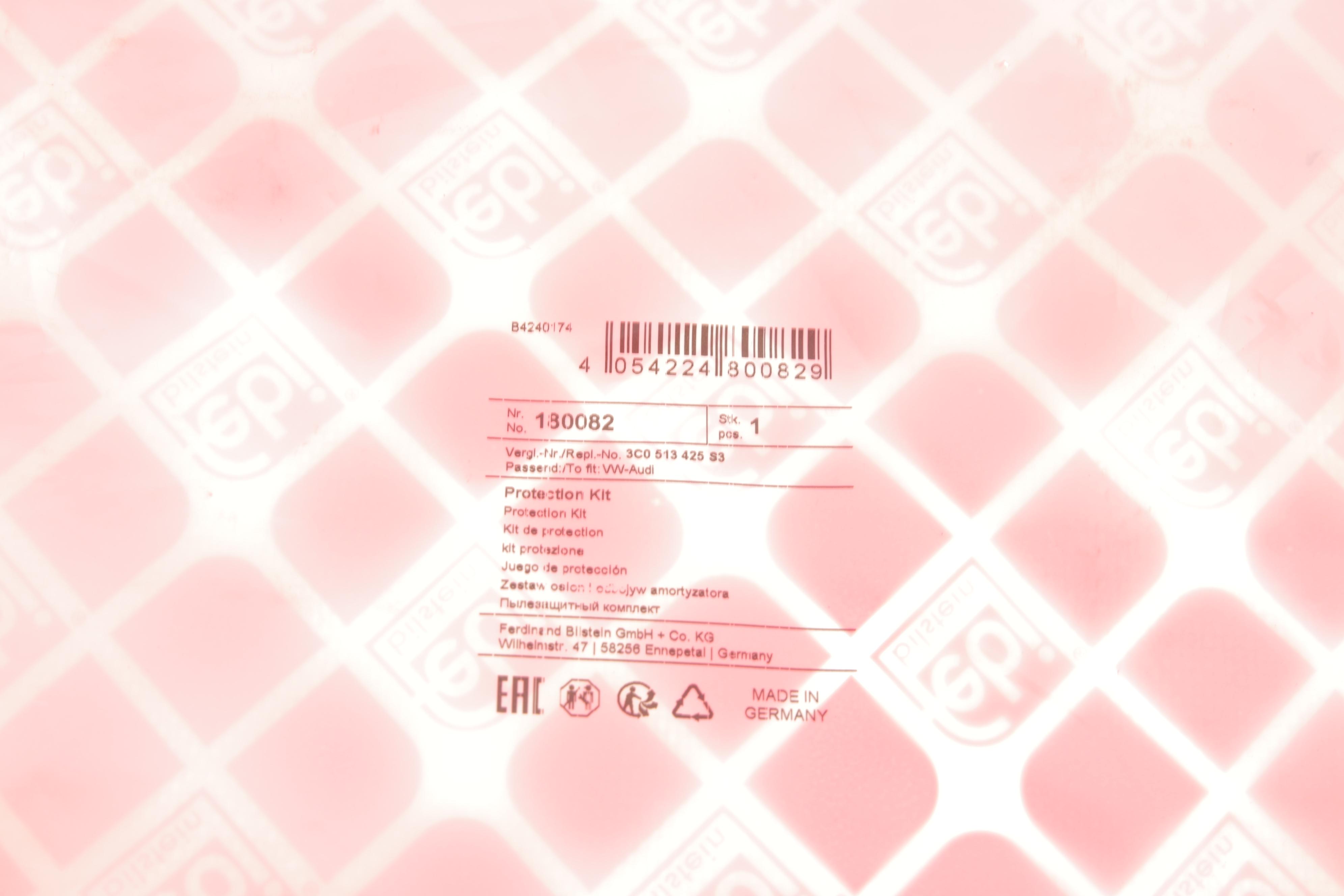 Пильник + відбійник амортизатора (заднього) Skoda Octavia/VW Golf VI 1.2TSI-2.0RS 04- (к-кт 2 шт.)