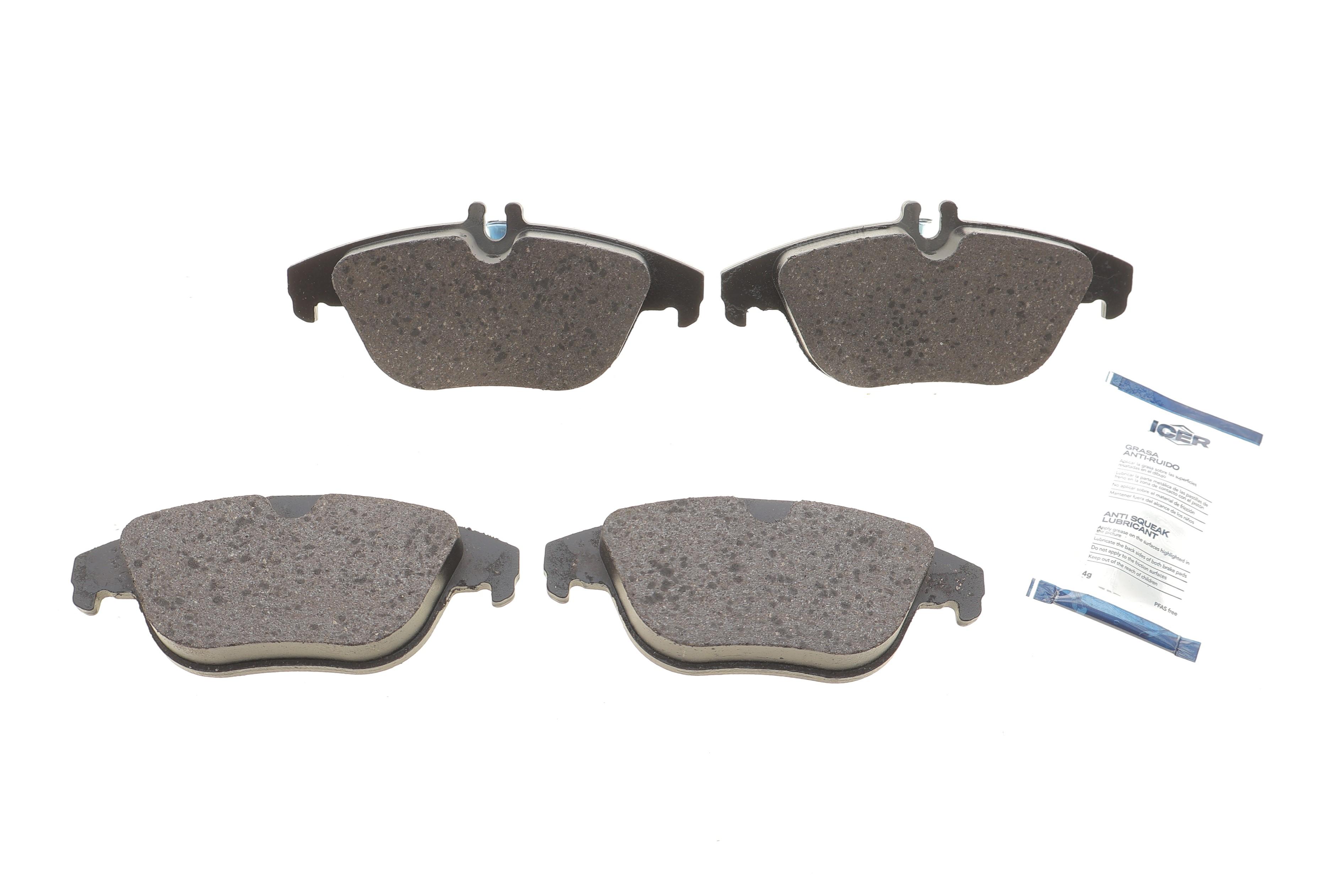 Колодки гальмівні (задні) MB C-class (W204/W205) 07-/E-class (W212) 11- (Ate)