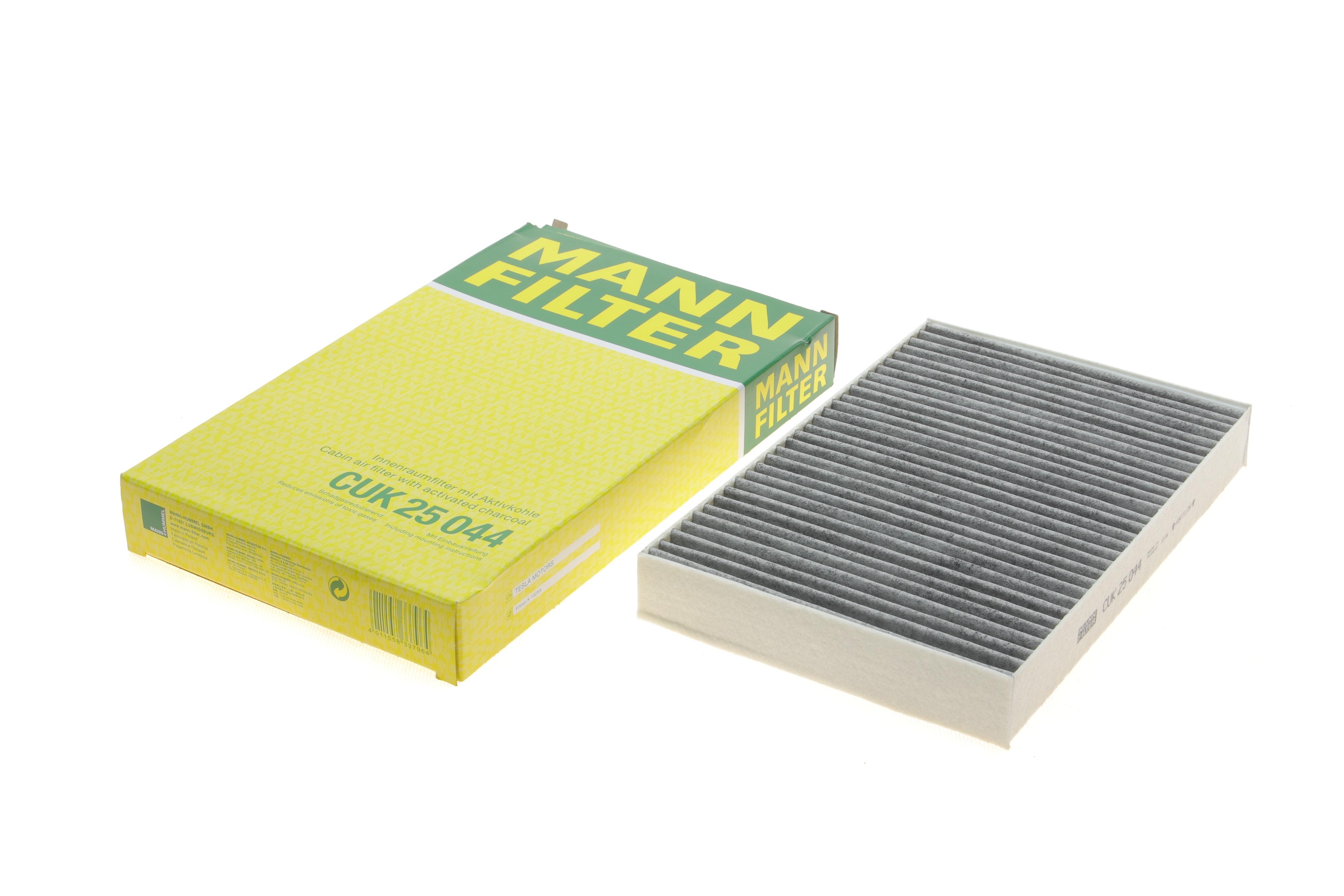 Фильтр салона Tesla Model S 12- (угольный) 30x157x244