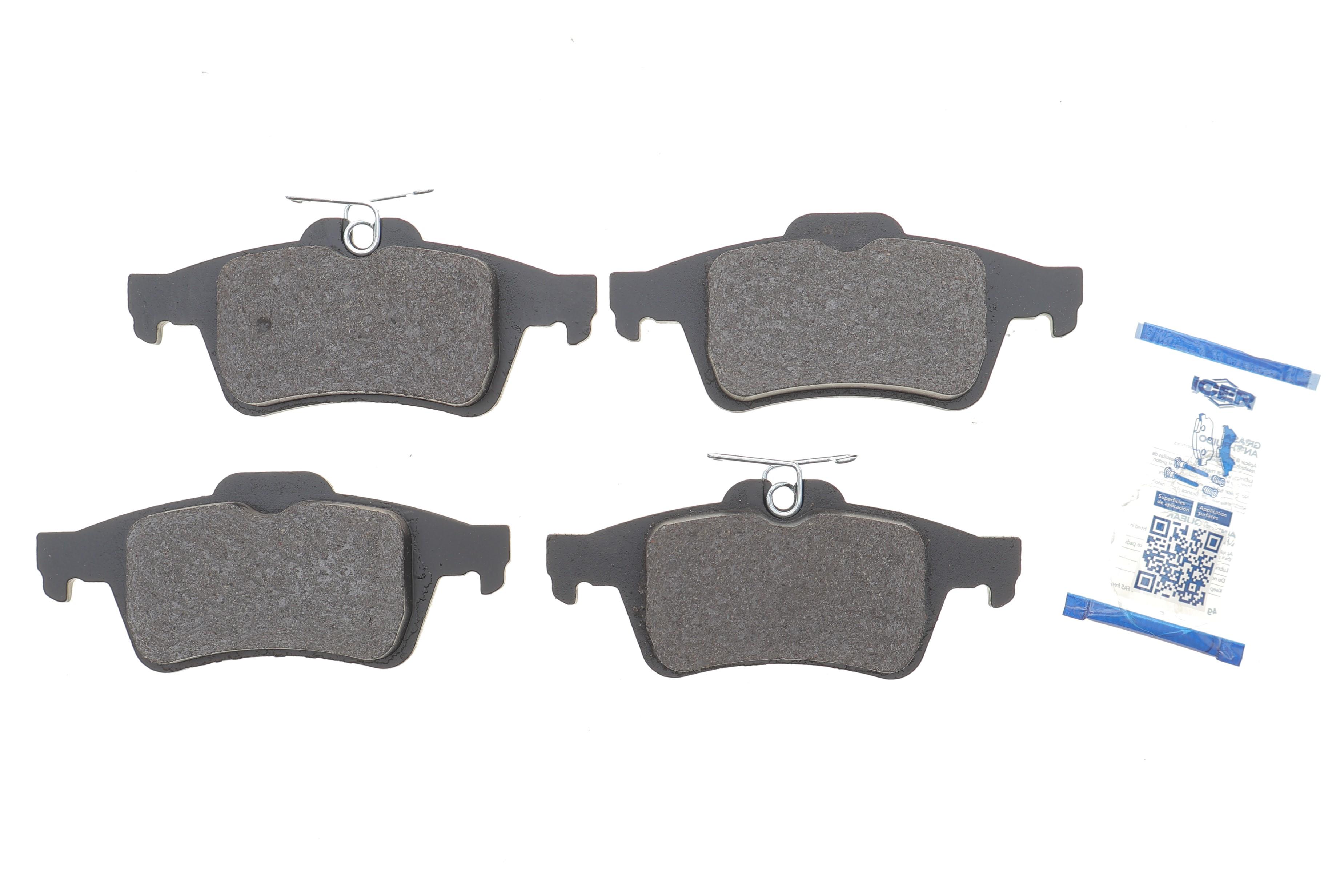 Колодки тормозные (задние) Mazda 3 08-14/Mazda 5 10-/Saab 9-3 II 05-