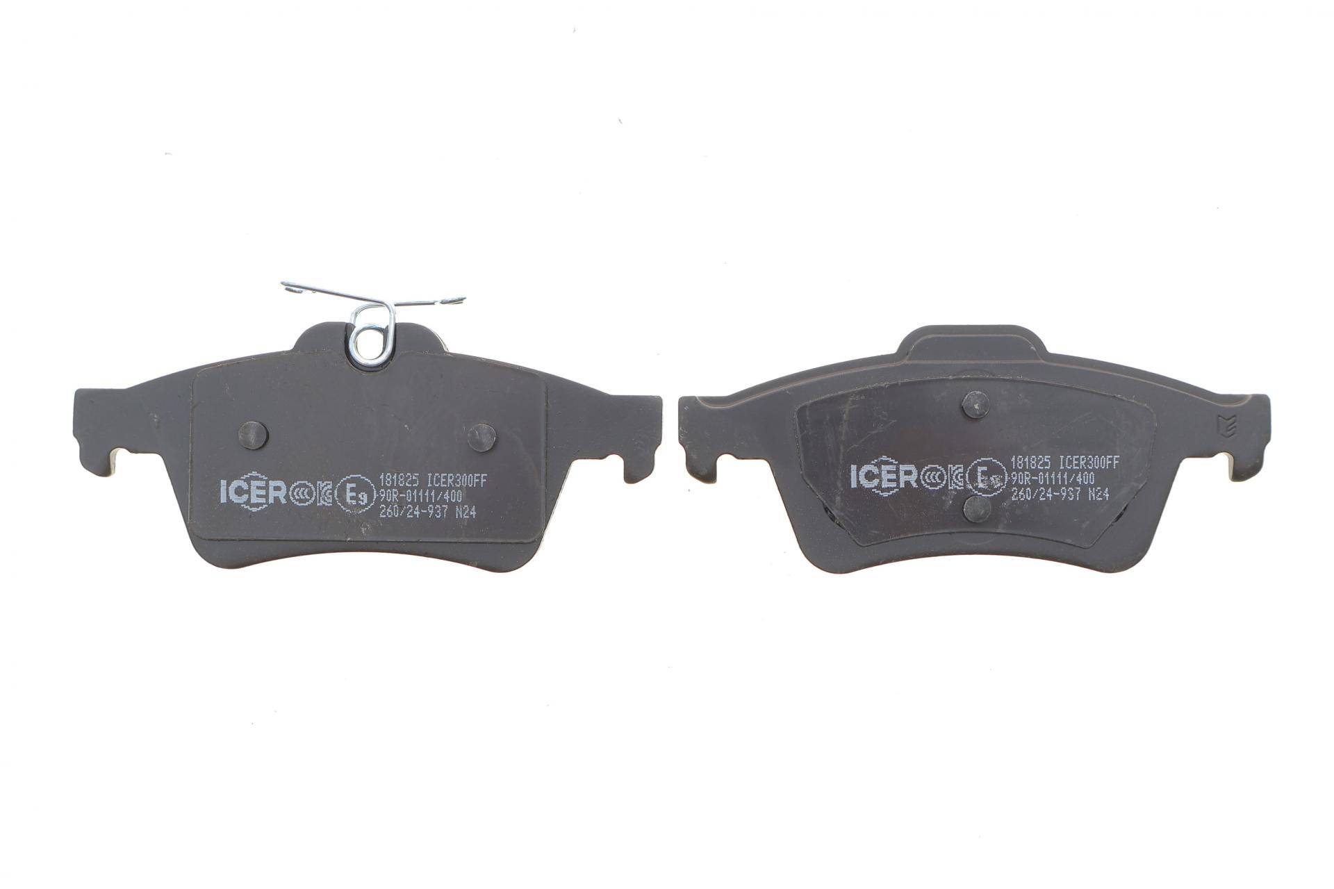 Колодки гальмівні (задні) Mazda 3 08-14/Mazda 5 10-/Saab 9-3 II 05-