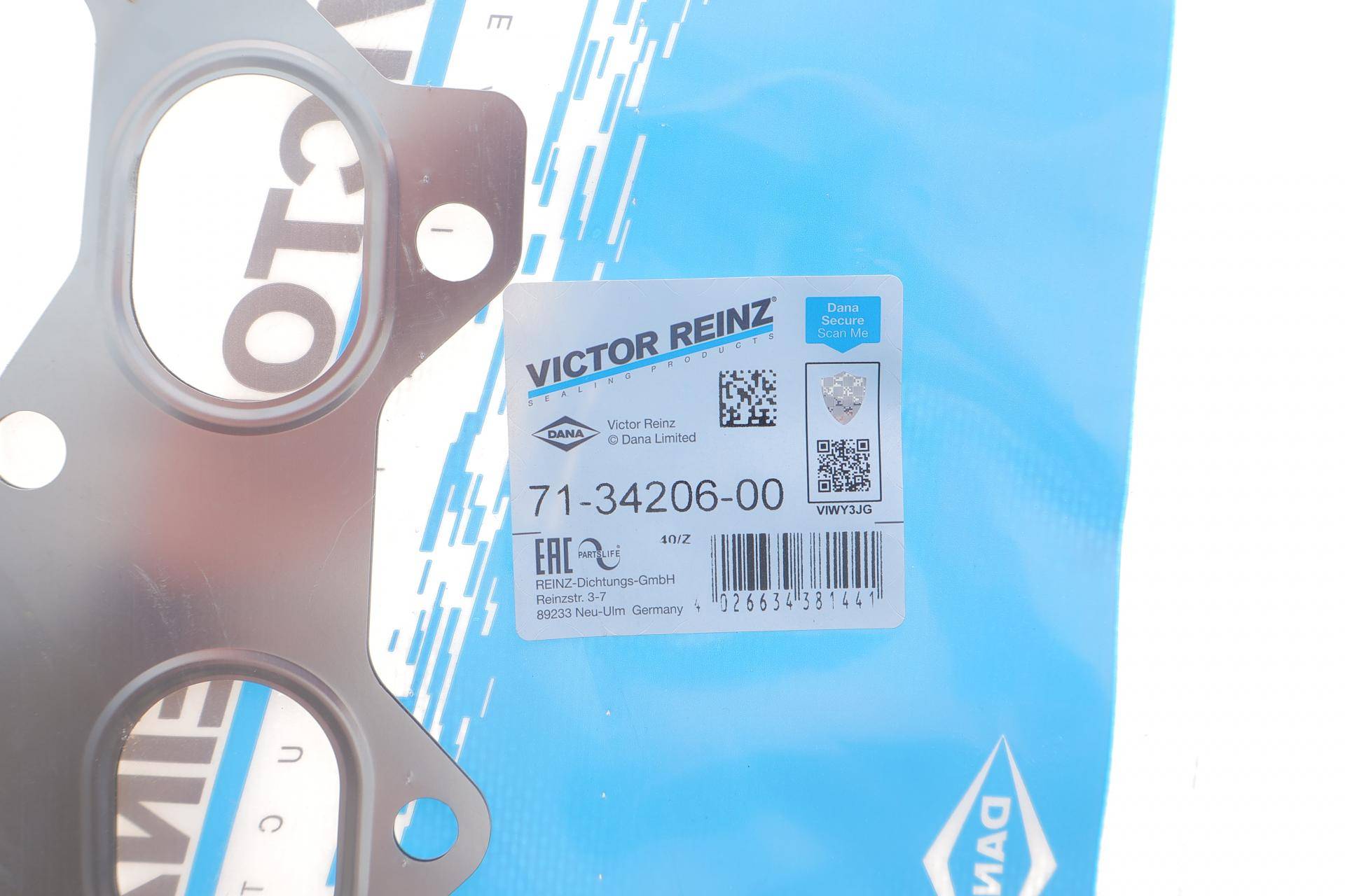 Прокладка колектора випускного VW Caddy 1.4 16V 00-10