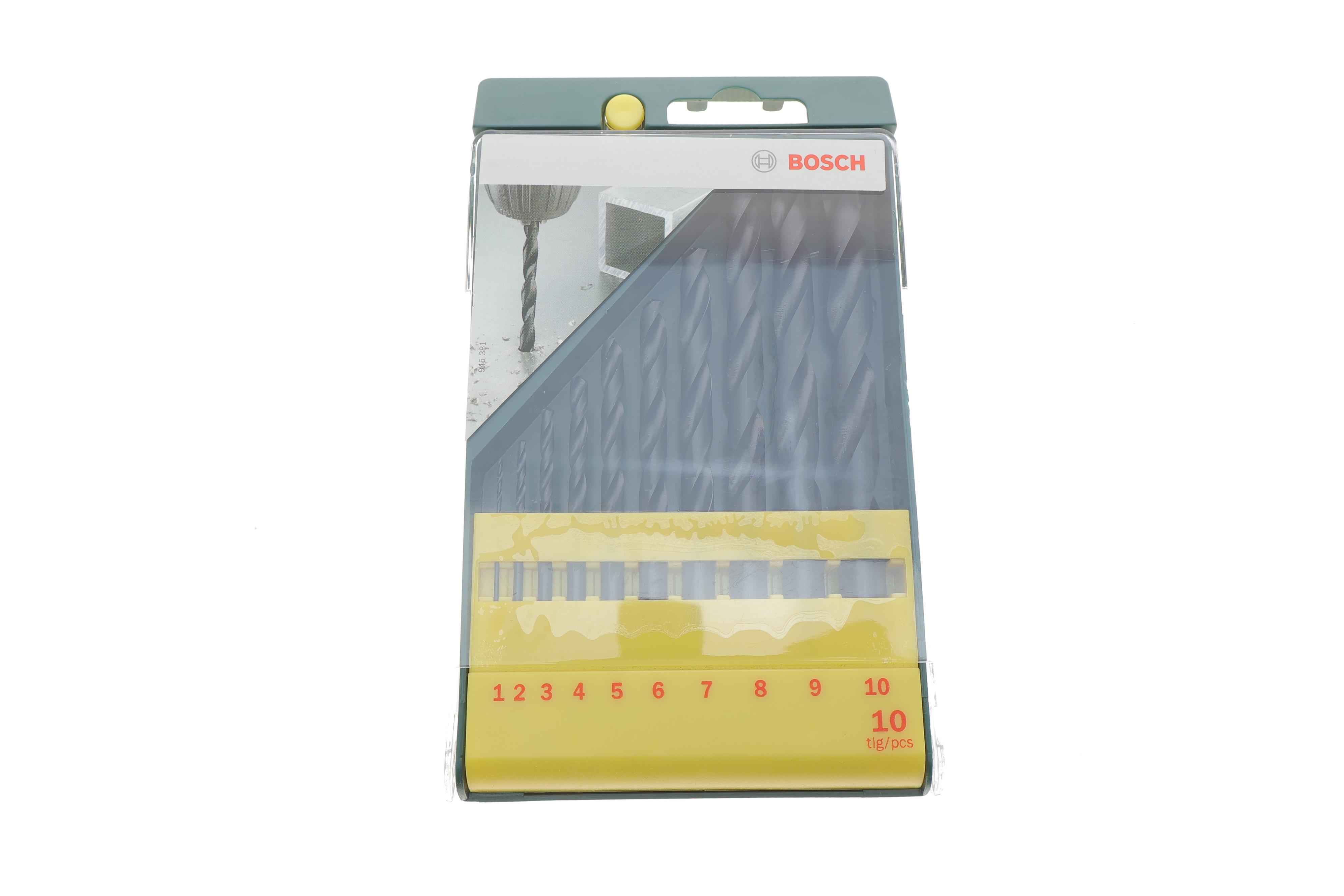 Набор сверл HSS-R Ø1-10 мм 10 од.