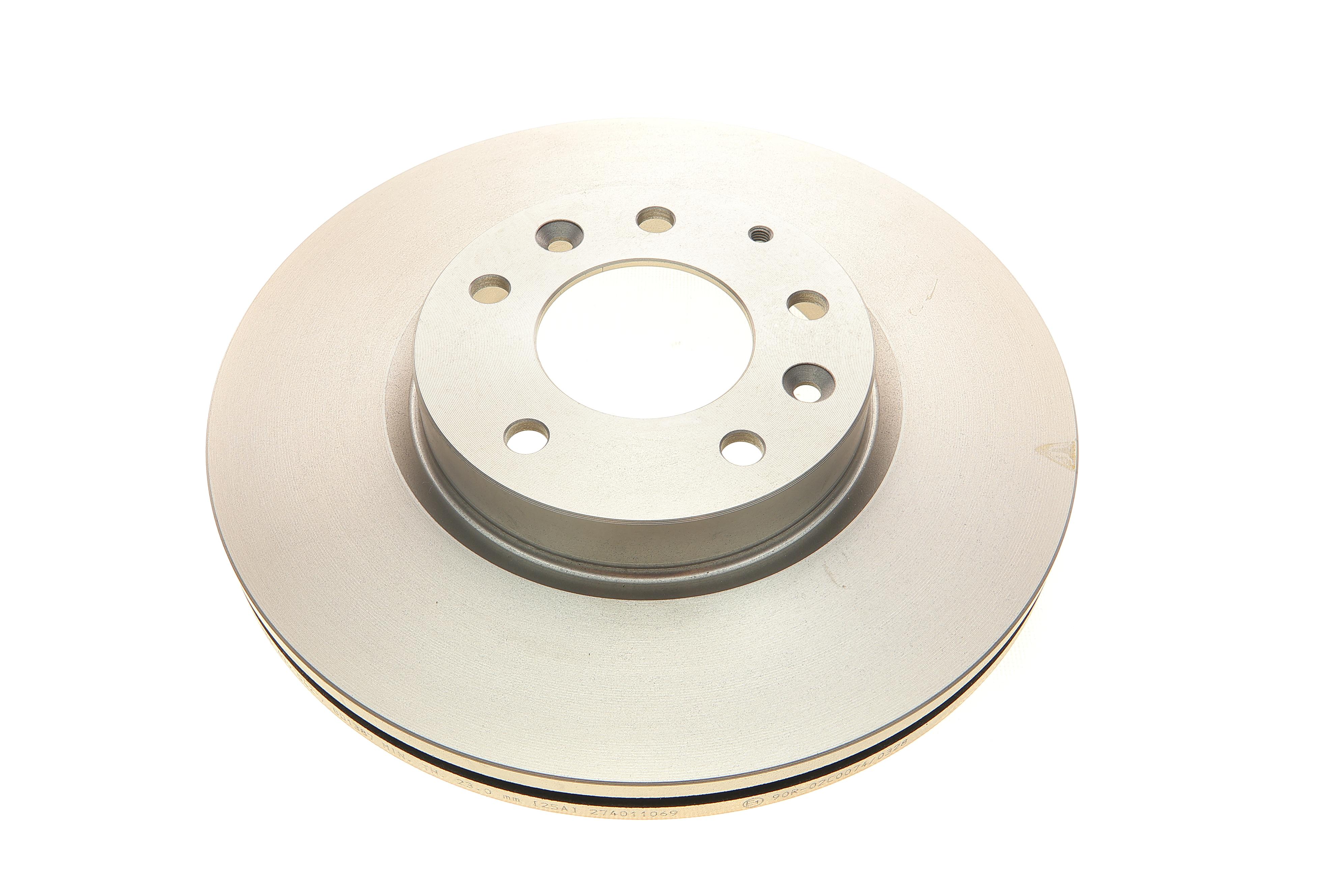 Диск гальмівний (передній) Mazda 6 07-13 (299x25) (з покриттям) (вентил.)