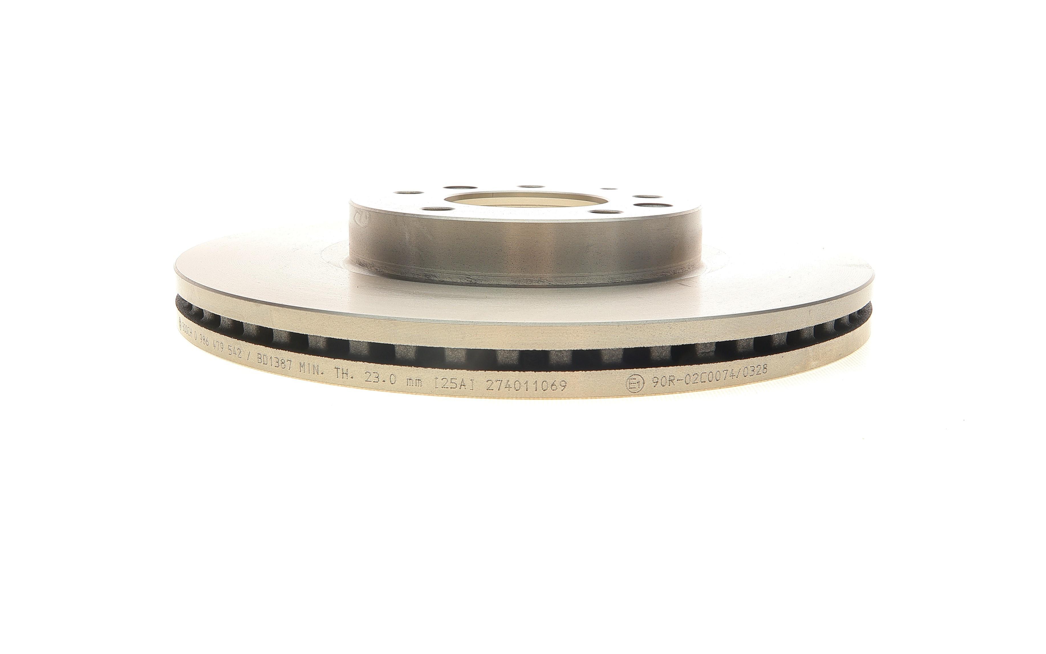 Диск гальмівний (передній) Mazda 6 07-13 (299x25) (з покриттям) (вентил.)