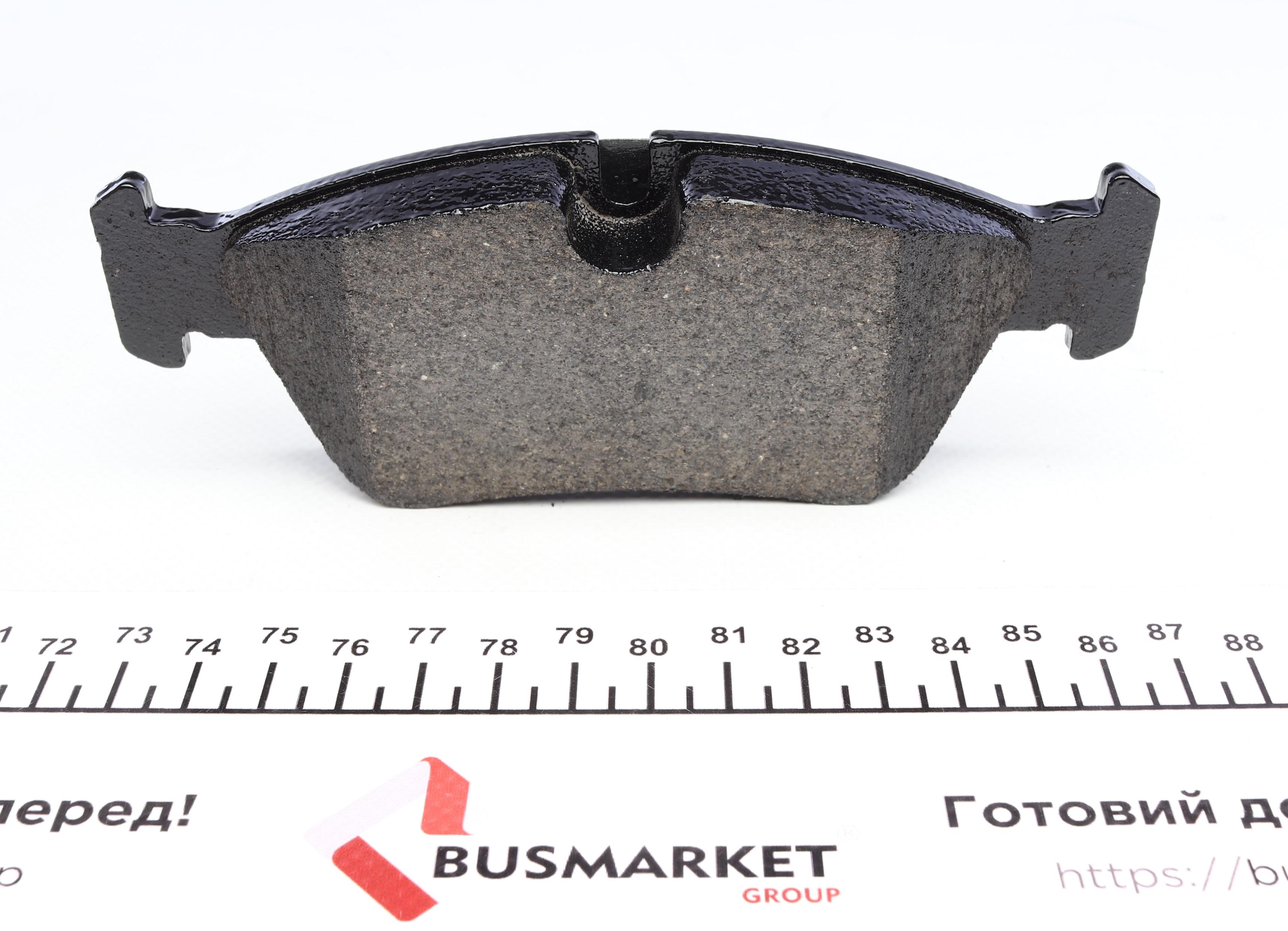 Колодки гальмівні (передні) BMW 1 (E87)/ 3 (E90) 1.6/2.2/2.0D 04-13 (Ate-Teves)