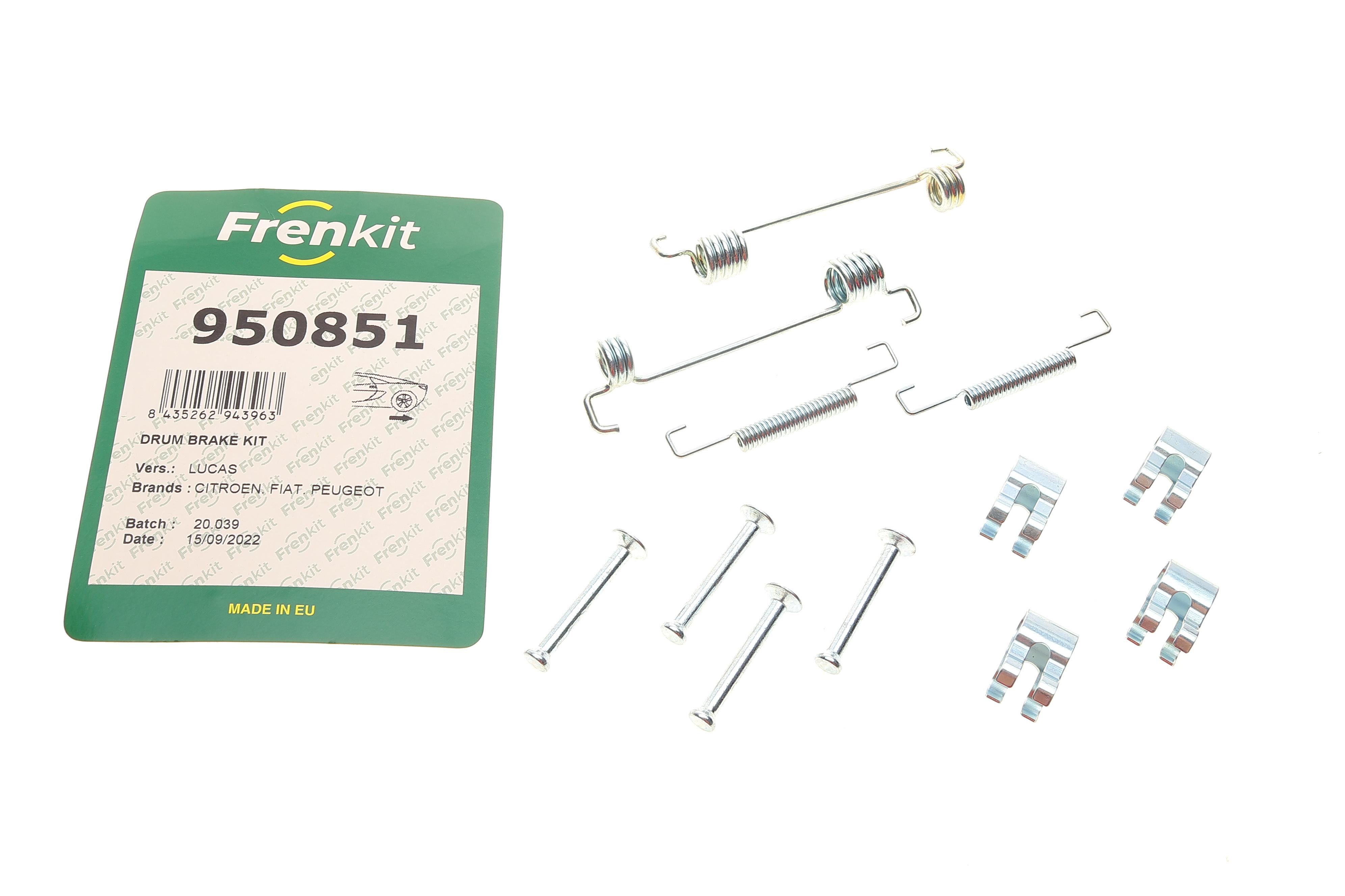 Комплект пружинок колодок ручника Citroen Jumper/Fiat Ducato/Peugeot Boxer 94- (172x42) (Lucas)