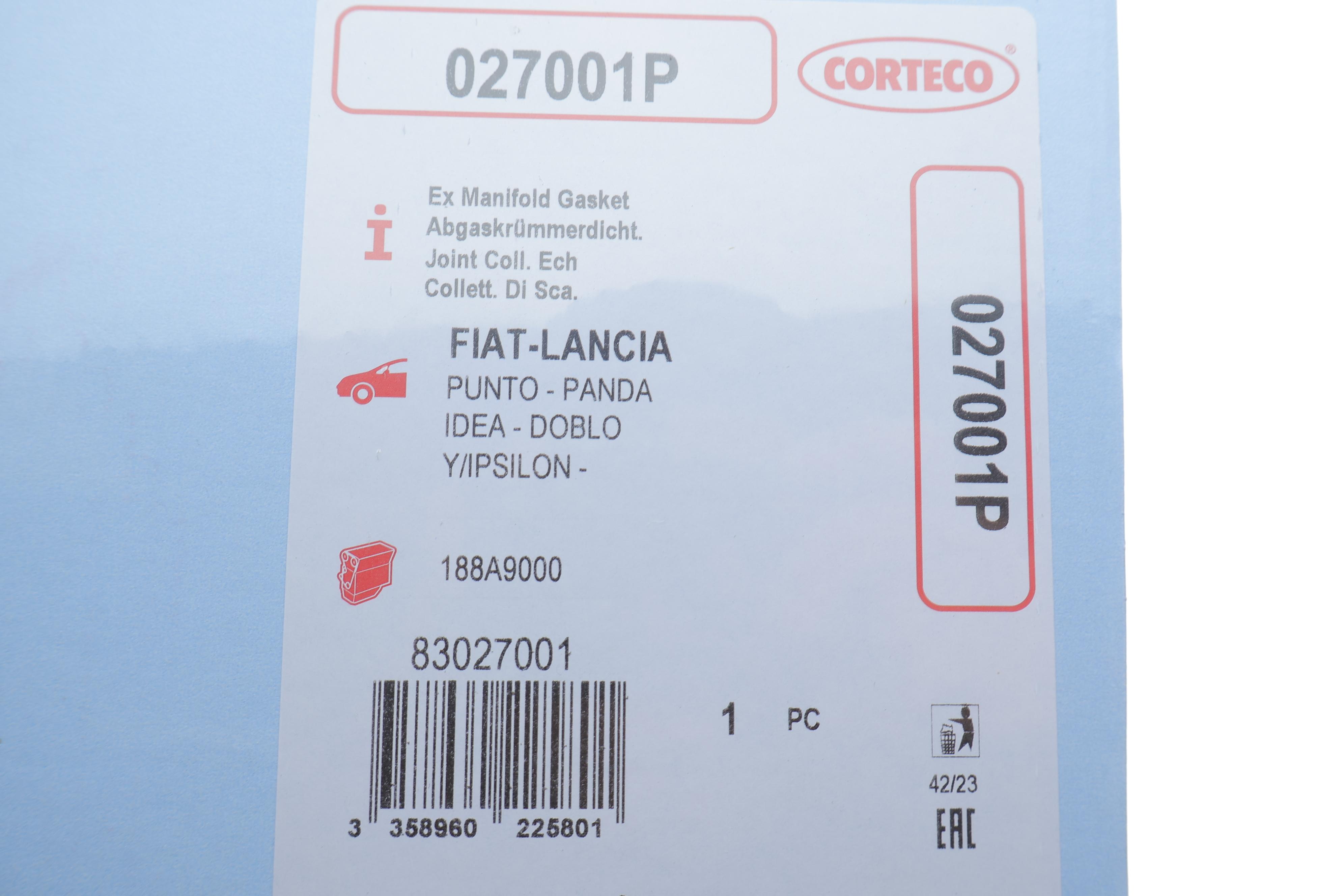 Прокладка колектора випускного Opel Combo/Fiat Doblo 1.3 D/JTD Multijet 04-