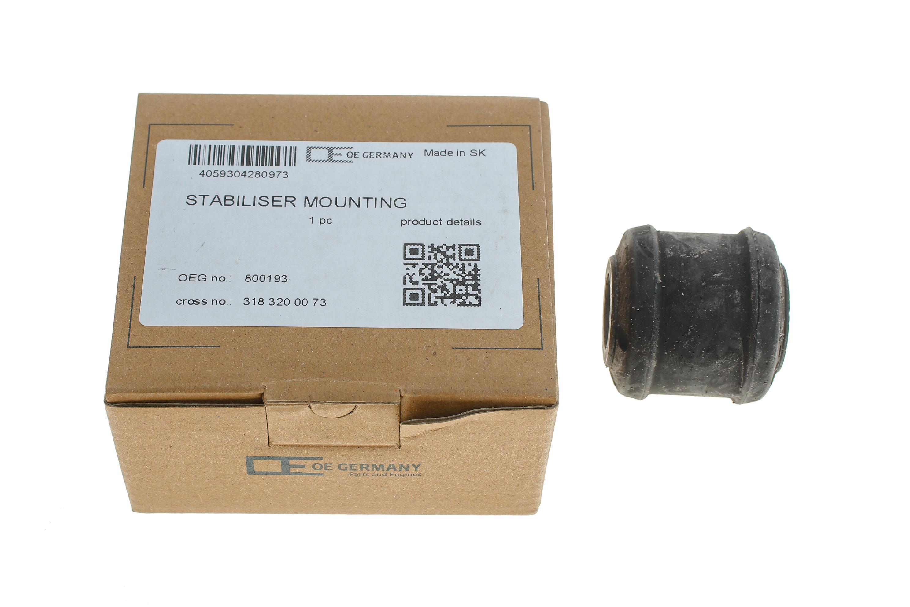 Сайлентблок стабилизатора (заднего) MB Atego (17x40x34)