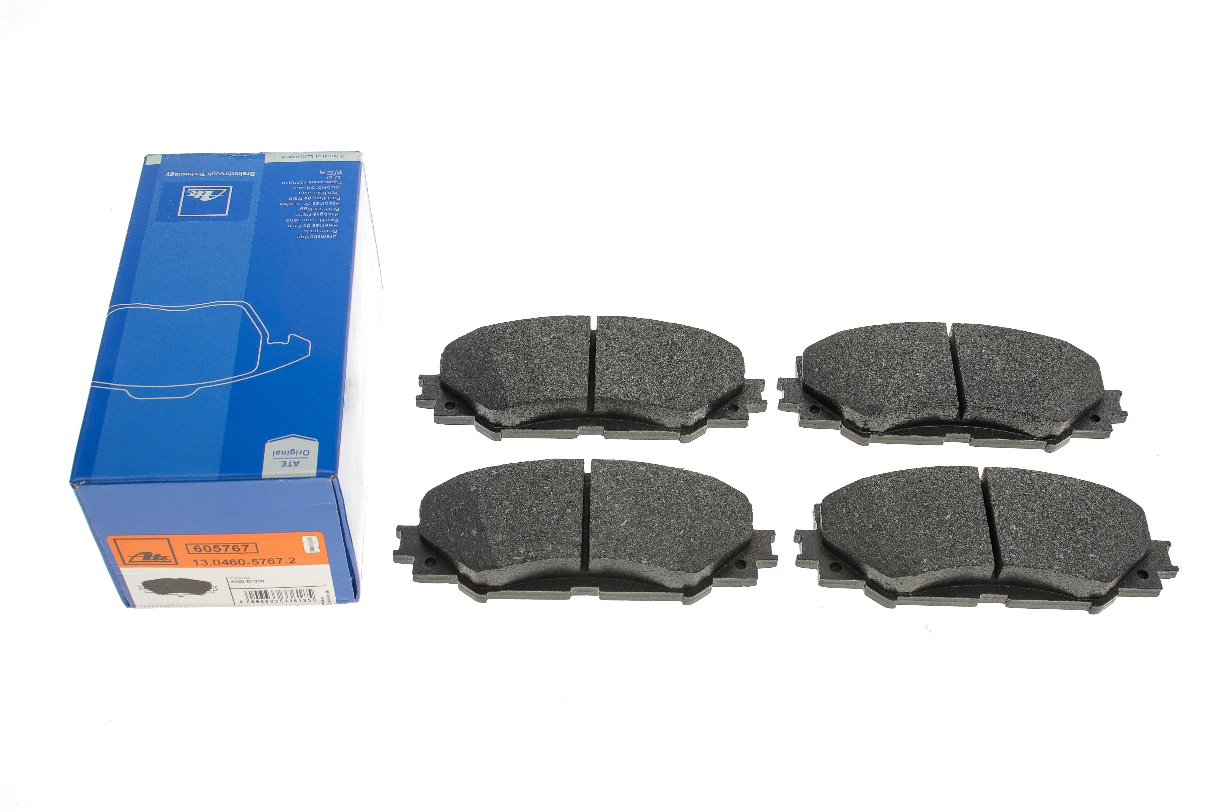 Колодки гальмівні (передні) Toyota Corolla 01-18/Auris 07-12/Rav4 III 05-/Yaris/Prius+ 12-