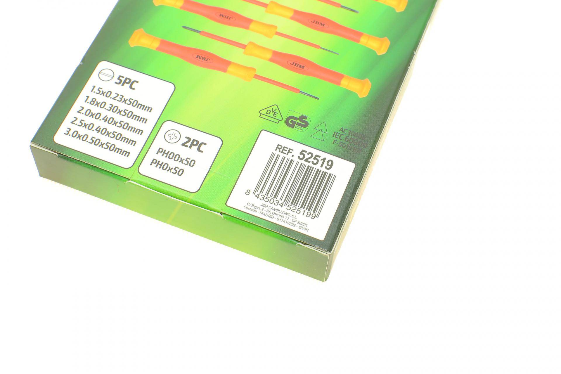 Набір діелектричних викруток 1000В SL, PH 7 од.