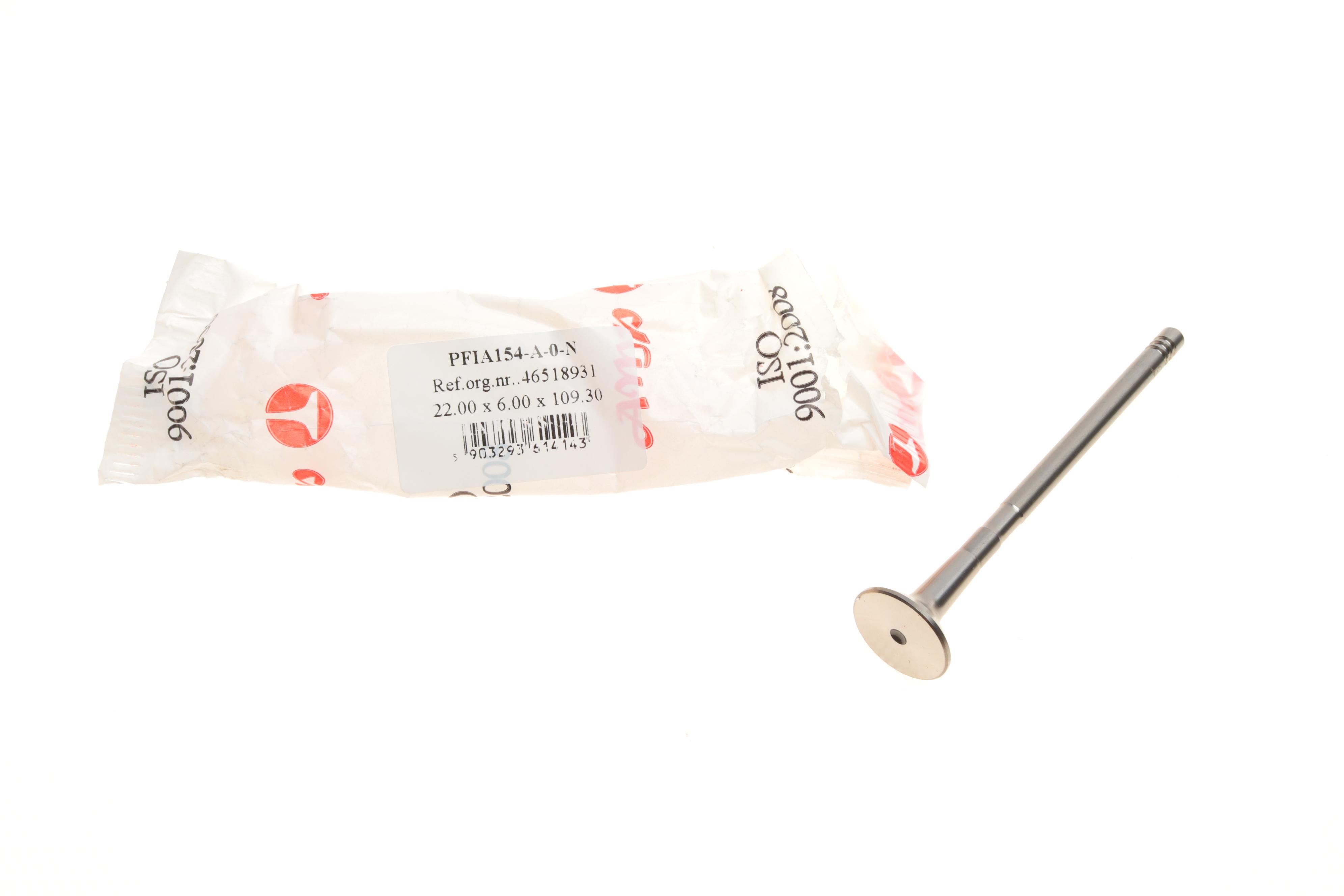 Клапан (випуск) Fiat Doblo 1.3D Multijet 16V 04- (21.9x6x109.2) (азотований)