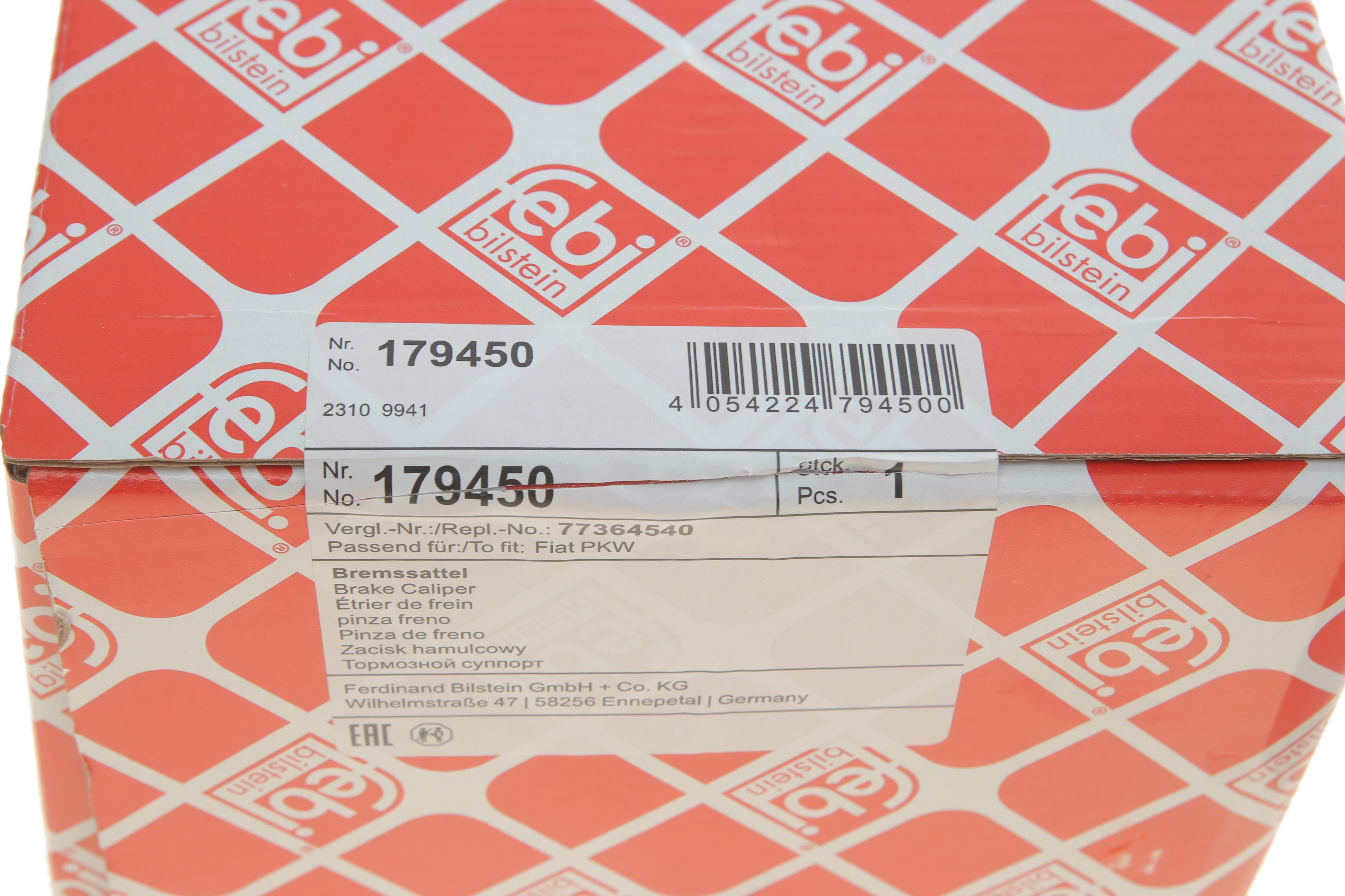 Супорт гальмівний (задній) (R) Fiat Linea 1.4 07- (d=38mm)