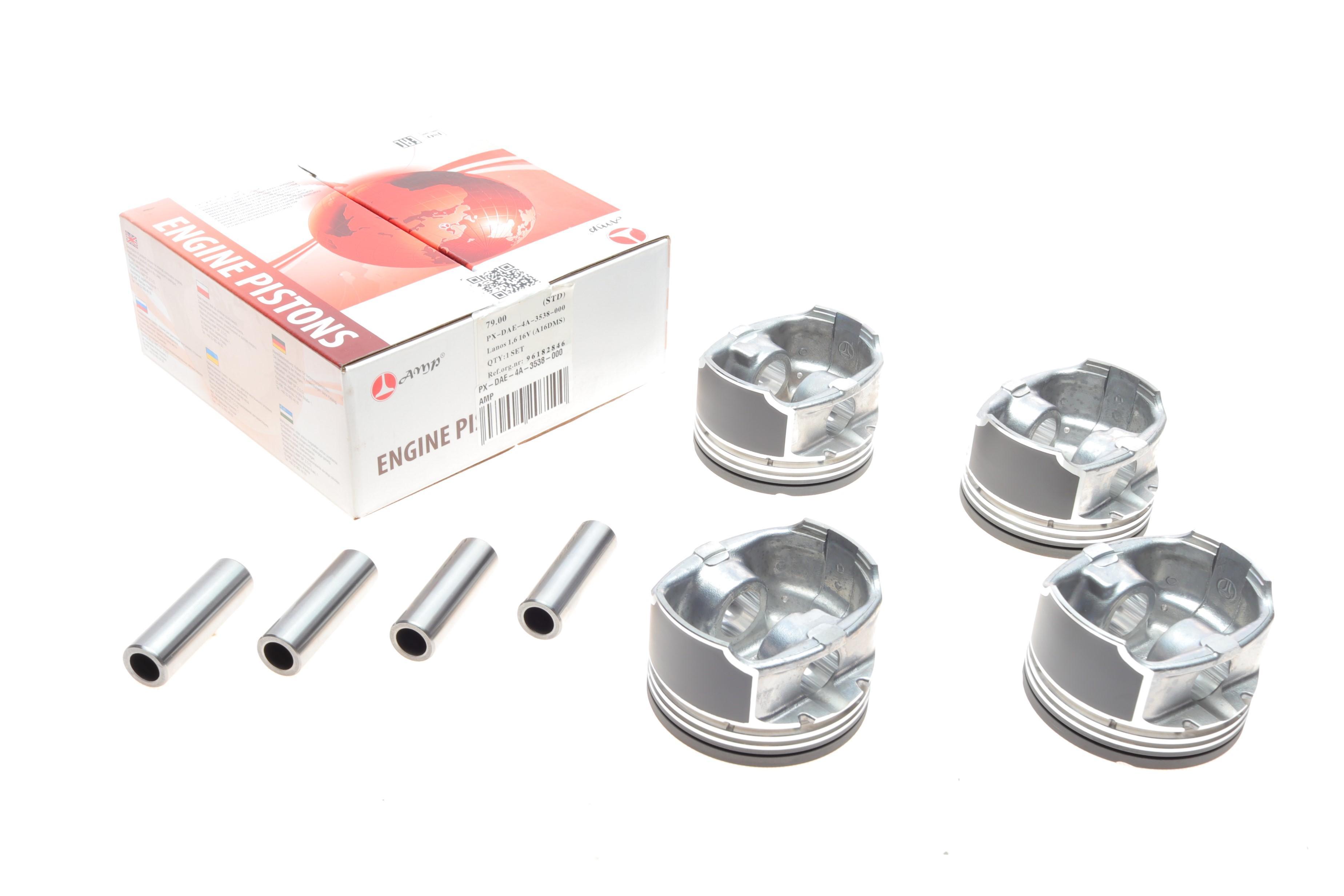 Поршень Daewoo Lanos/Nubira 1.6 97- (79.00mm/STD) (к-кт 4 шт)