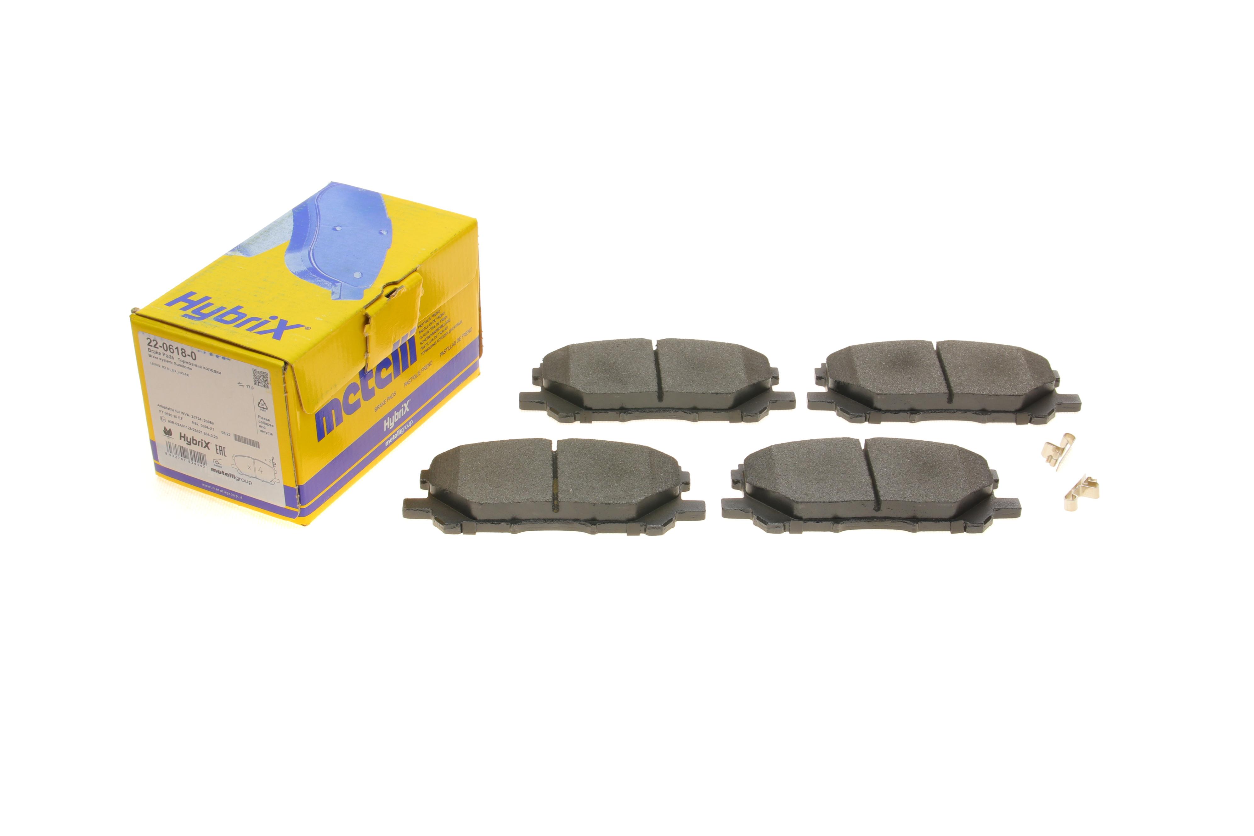 Колодки тормозные (передние) Lexus RX 03-09