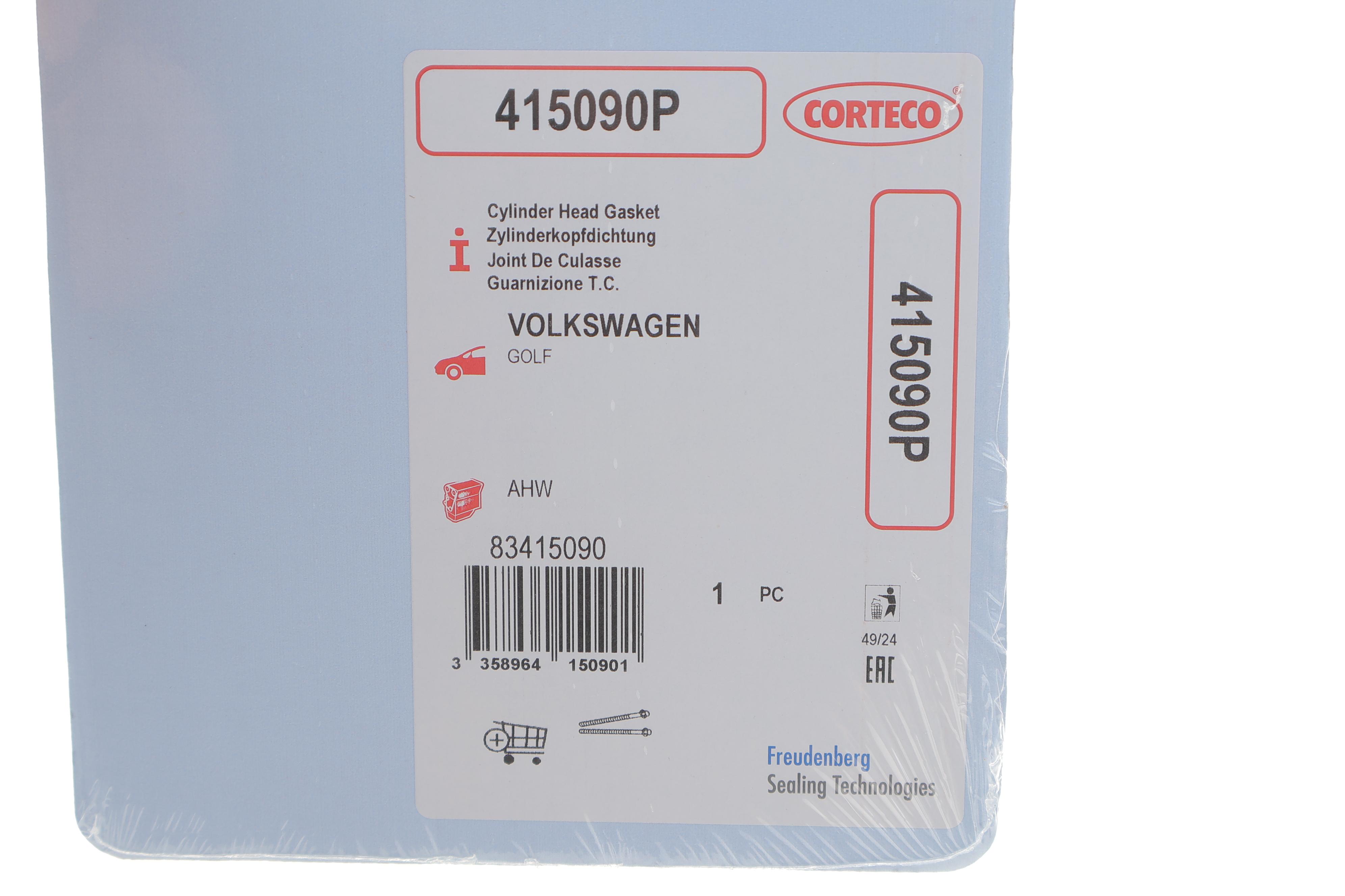 Прокладка ГБЦ Skoda Fabia/Octavia/VW Caddy/Polo/Golf 1.4 16V (0.65mm)