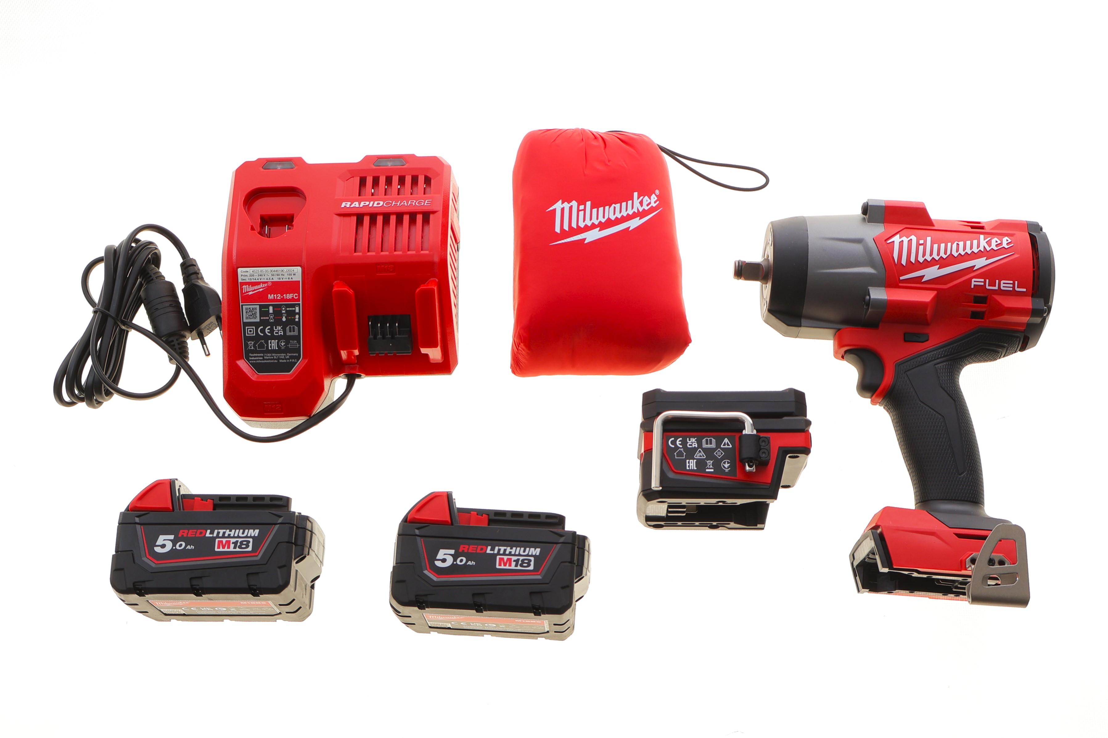 Гайковерт аккумуляторный 1/2"-M18 FHIWF2F12MC 2034 Нм 5Ah (2 АКБ и заряд. устройство)