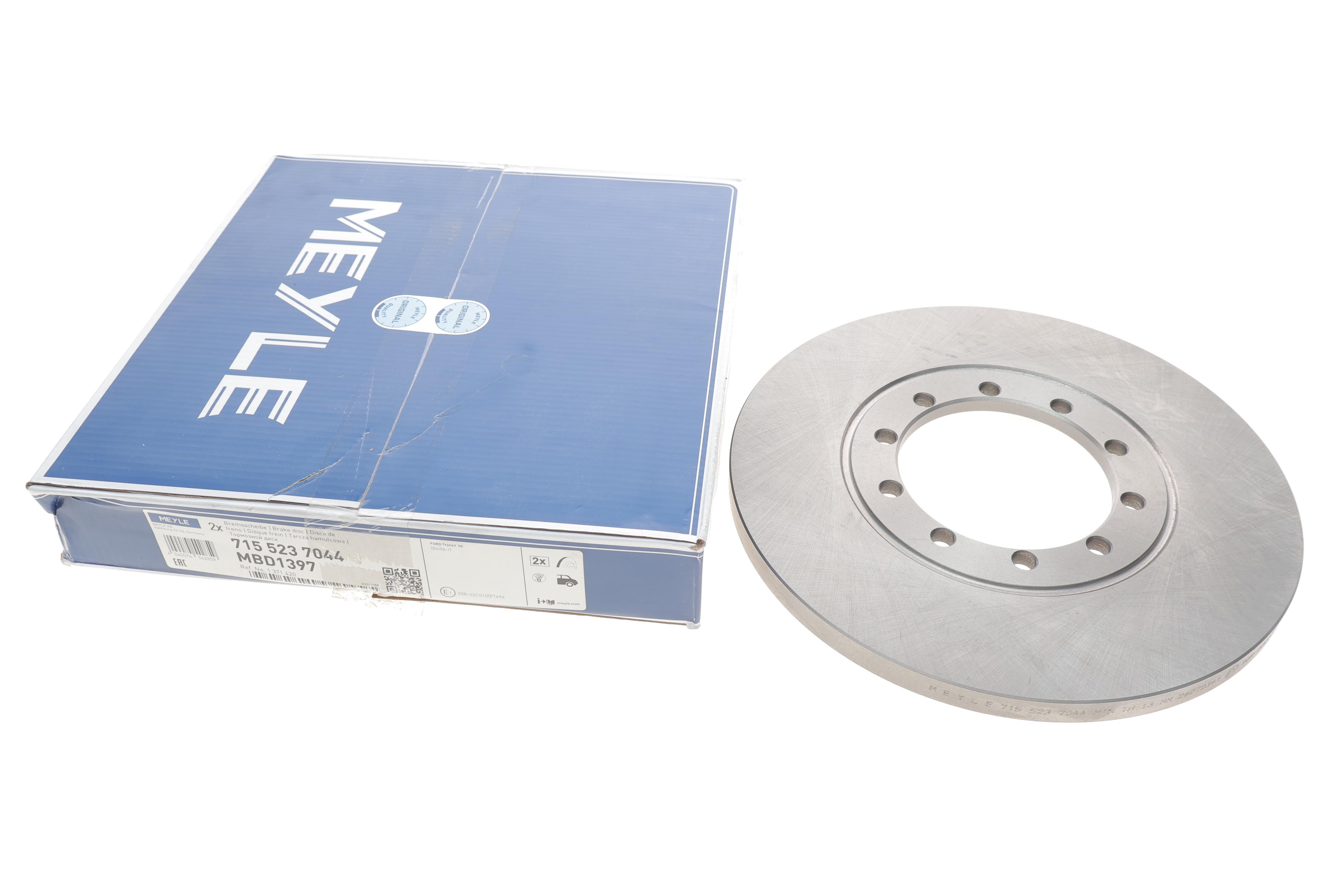 Диск тормозной (задний) Ford Transit V347 06- (280х16)