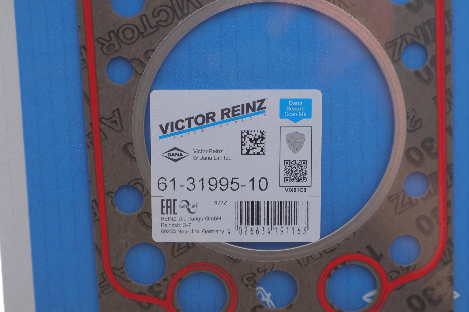 Прокладка ГБЦ Opel Corsa B 1.6 -00, Ø80,50mm, 1.30mm, C 16 SEL/X 16 XE