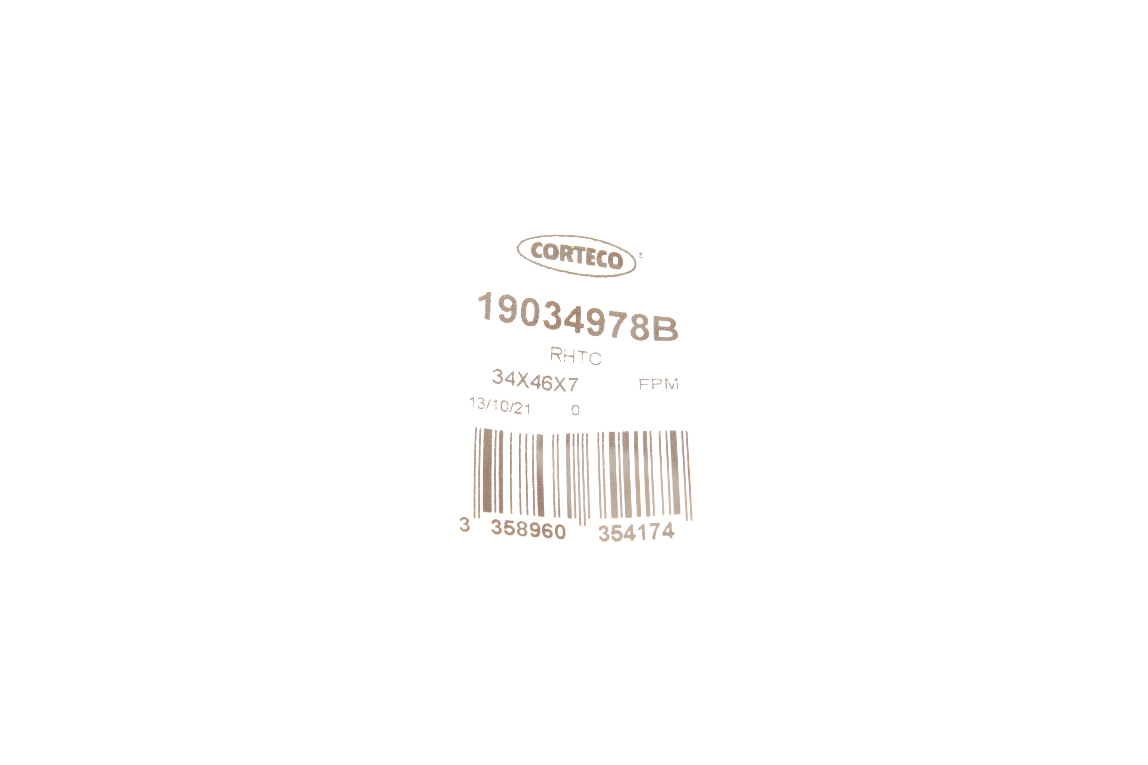 Сальник колінвалу (передній) Mitsubishi Colt 1.5 06-09/ Lancer 1.6 03-13 (34x46x7)