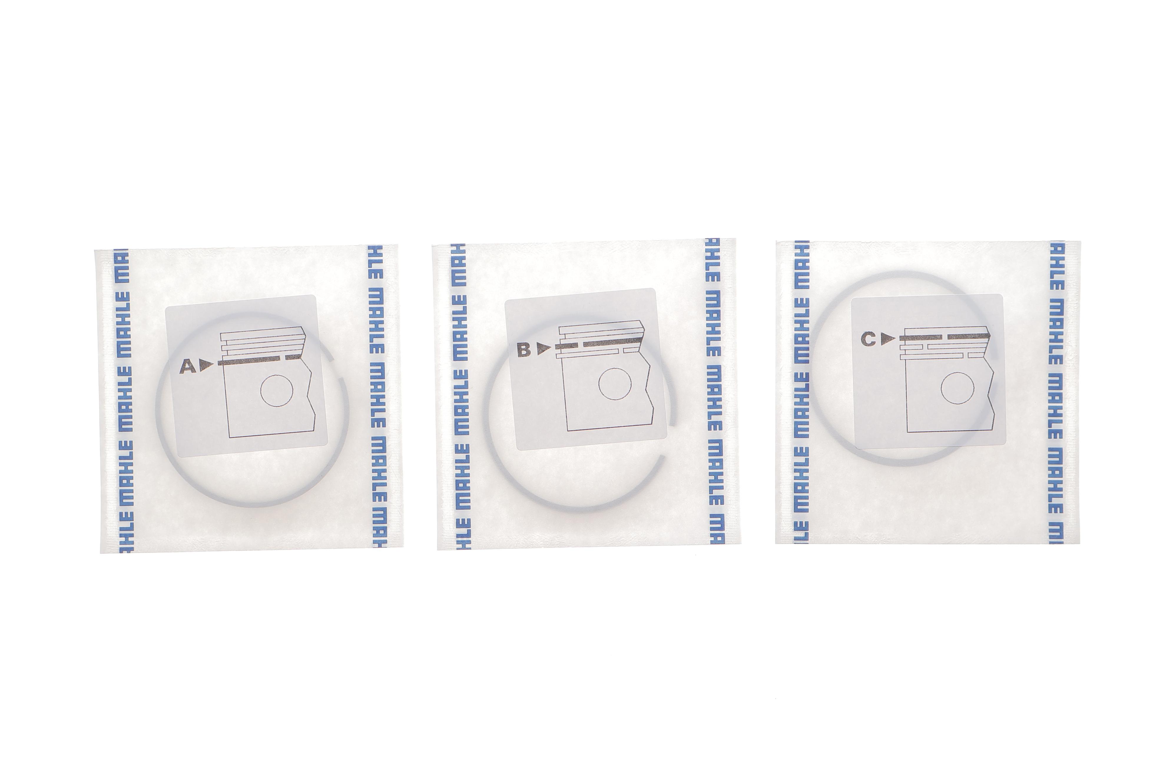 Кольца поршневые Peugeot Partner 1.4i 96-15 (75mm/STD) (1.75-2-3)