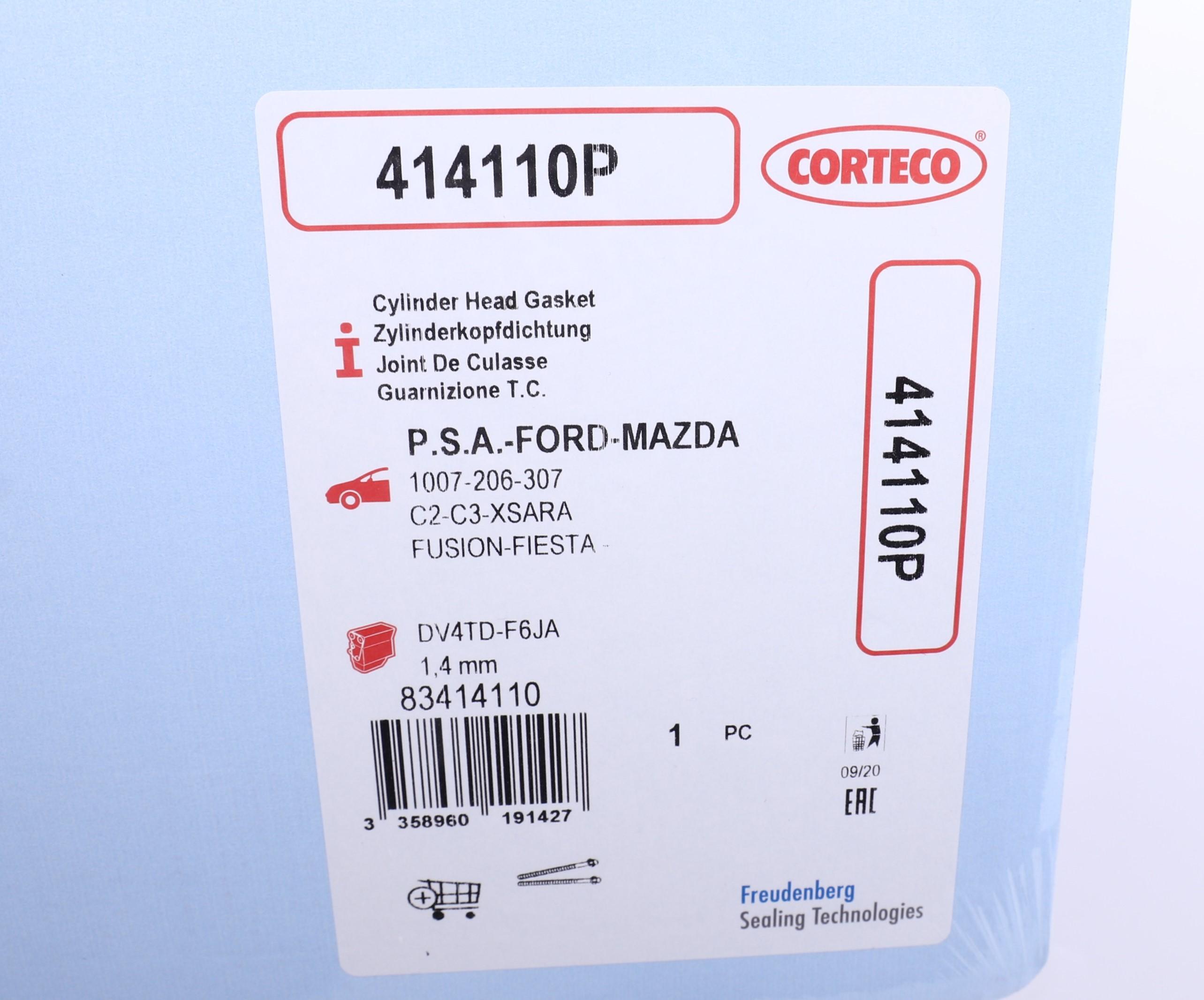 Прокладка ГБЦ Citroen Nemo 1.4 HDI 08- (4 метки)