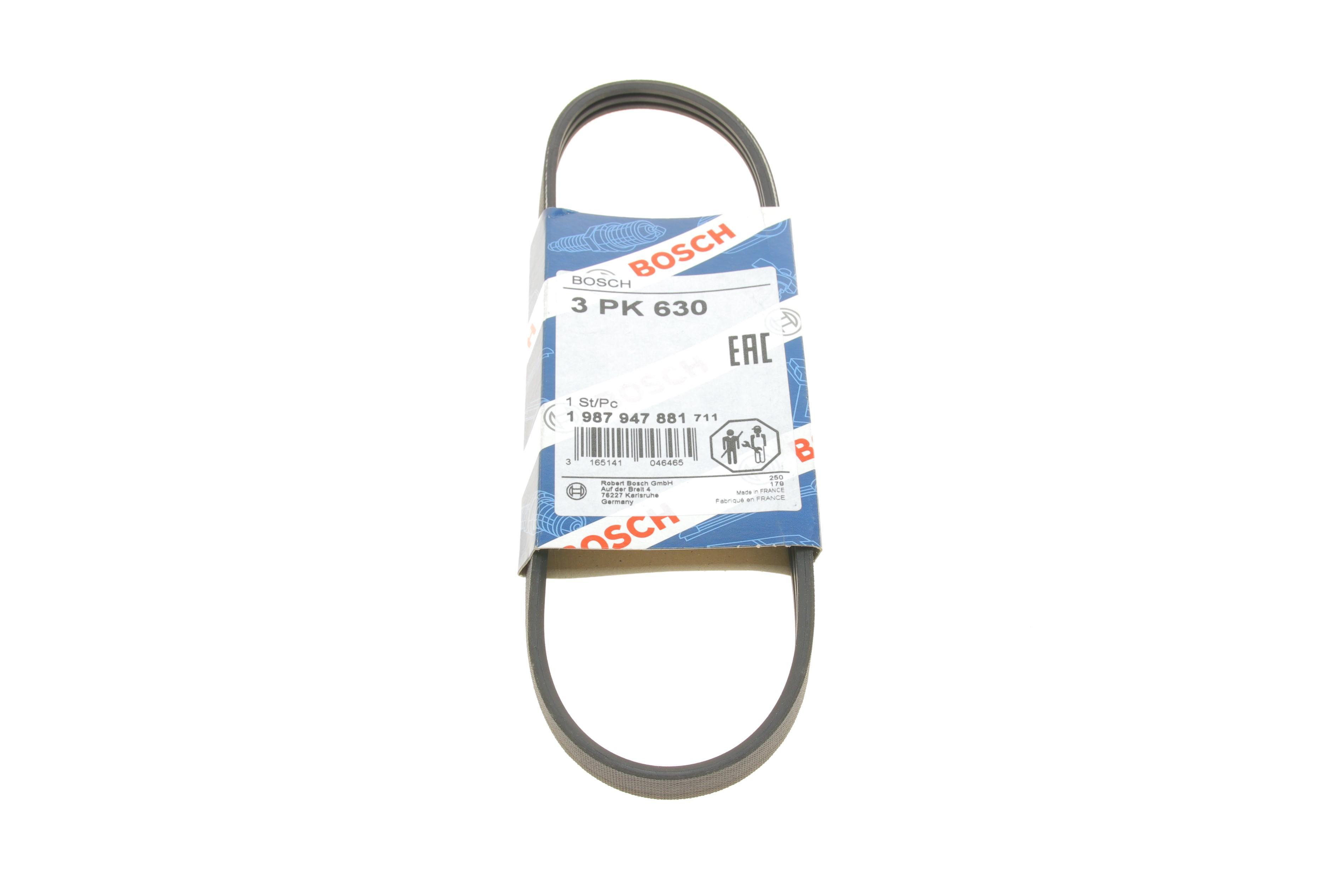 Ремінь генератора Toyota Avensis/Carina/Celica/Corolla 1.6 -01 (3PK630)