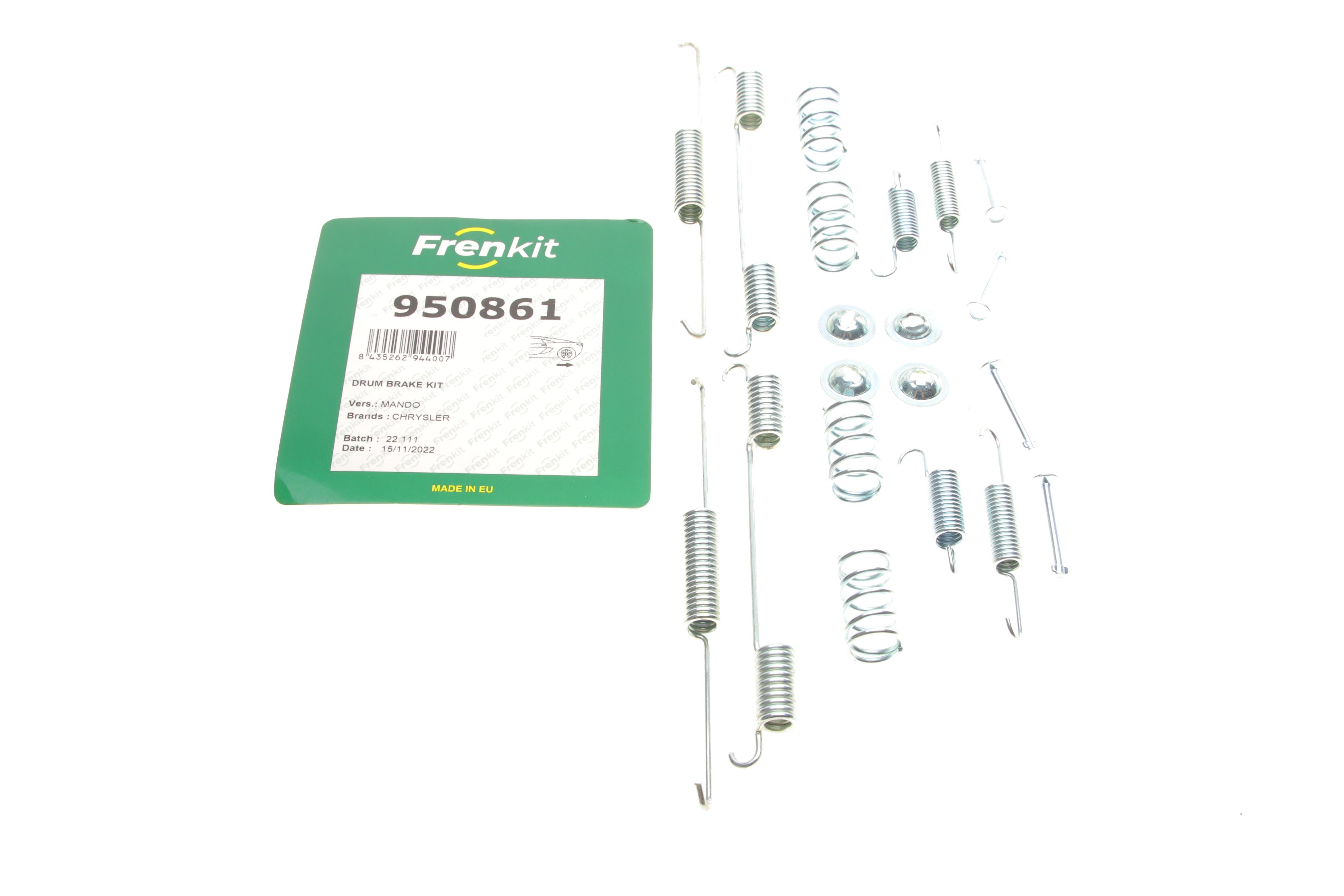 Комплект пружинок колодок ручника Chrysler Voyager/Dodge Caravan 83-14 (250x57) (Mando)