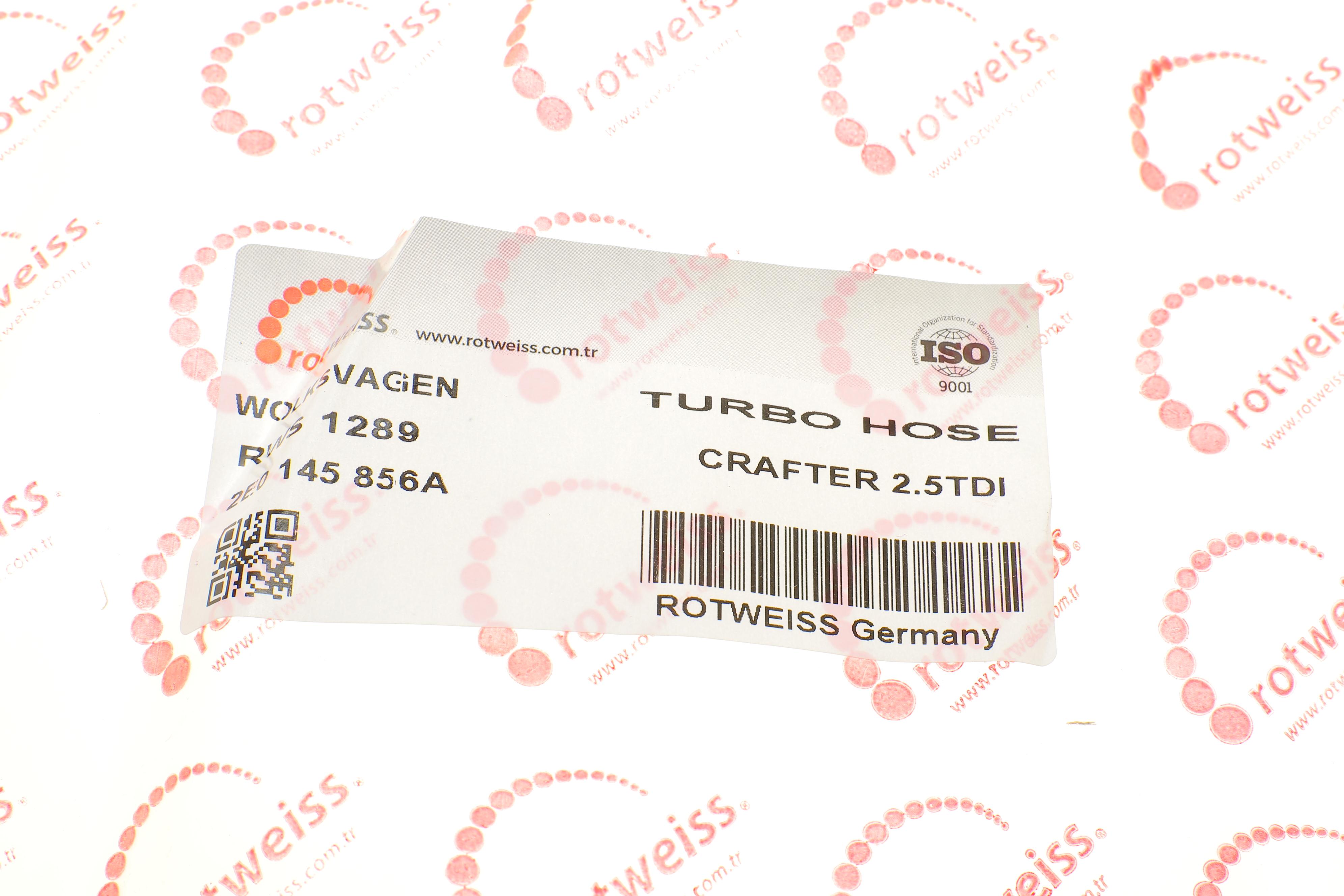 Патрубок інтеркулера (R) VW Crafter 2.5TDI 06-13