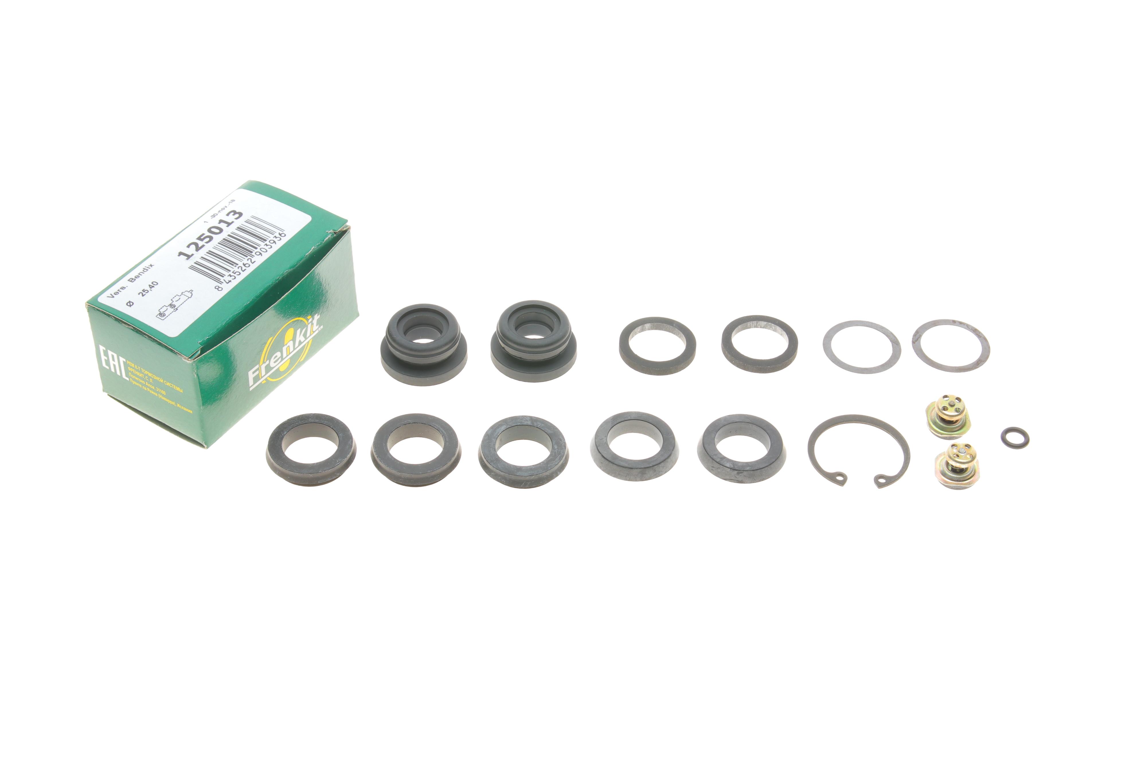 Ремкомплект циліндра гальмівного (головного) Peugeot 504 -89 (d=25,4mm) Bendix