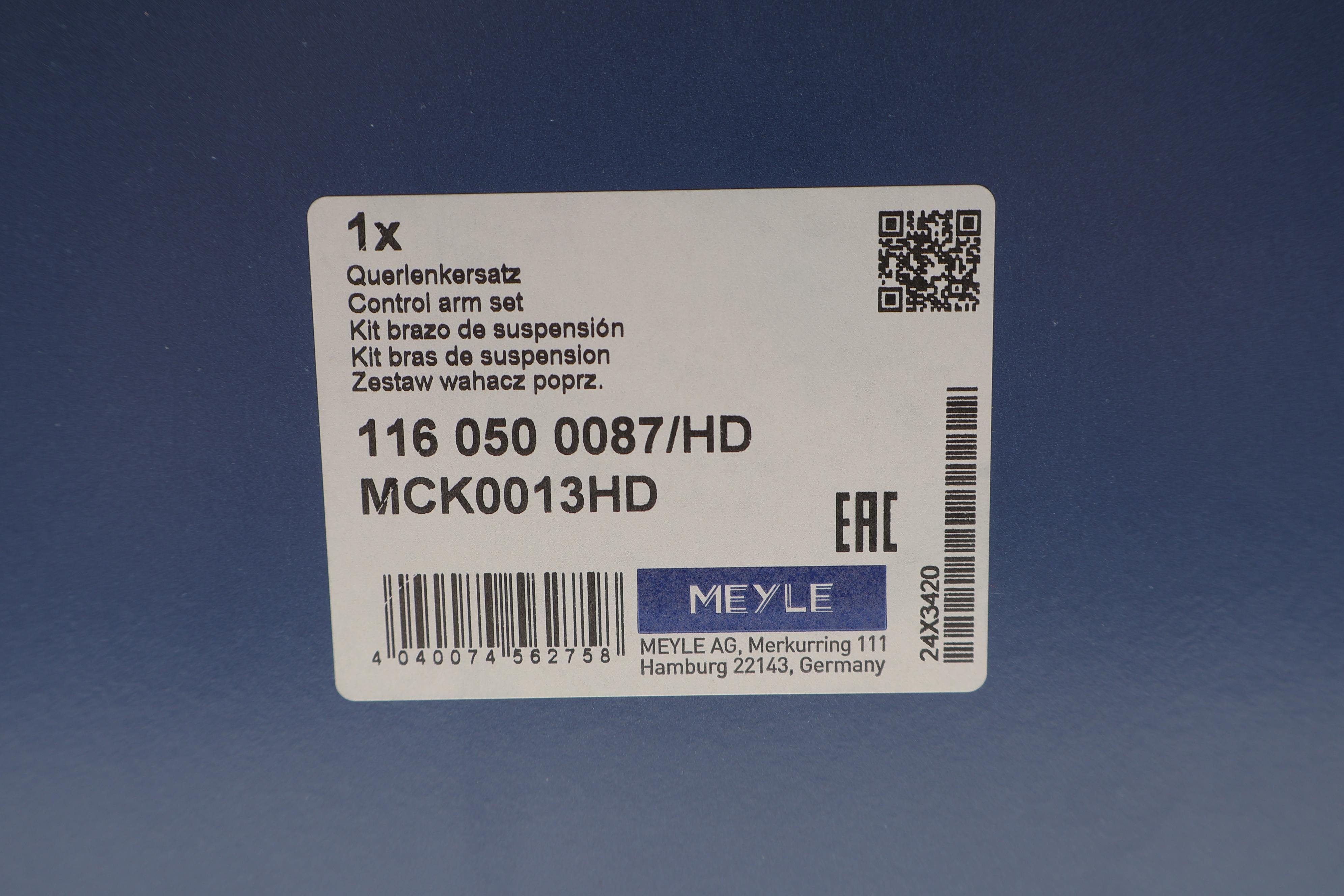 Комплект важелів підвіски (передньої) Audi A4 94-00/A6 97-05/VW Passat B5 00-05 (тонкий палец d=16mm