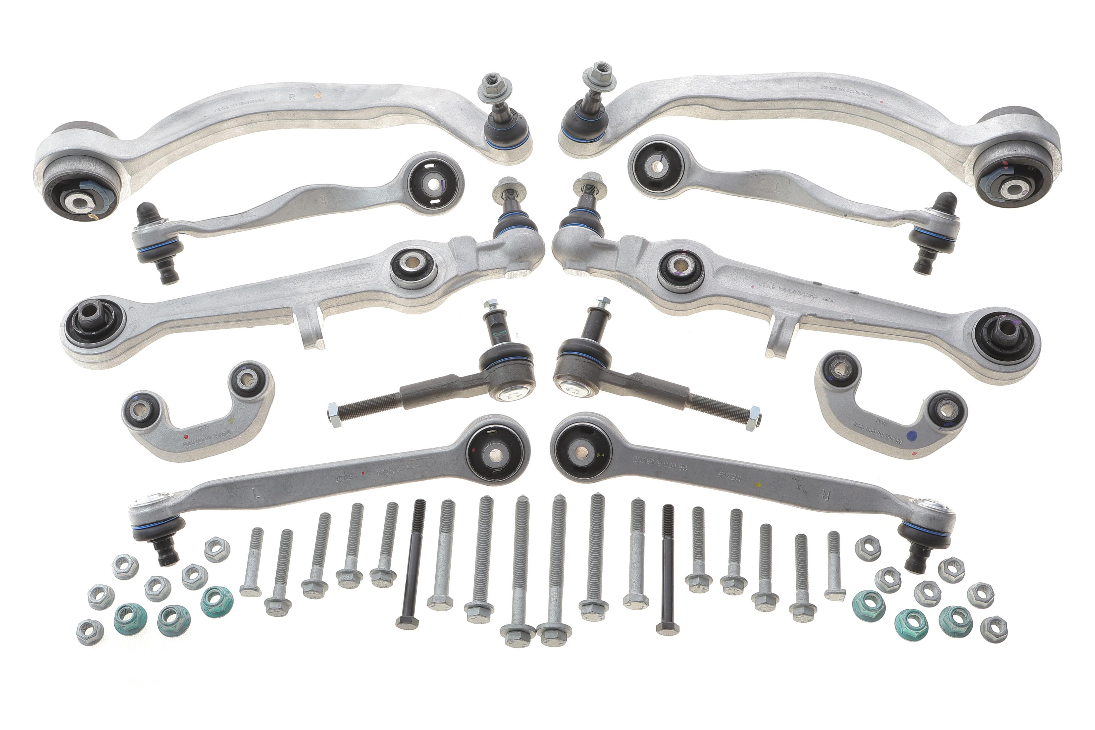 Комплект важелів підвіски (передньої) Audi A4 94-00/A6 97-05/VW Passat B5 00-05 (тонкий палец d=16mm/повний)