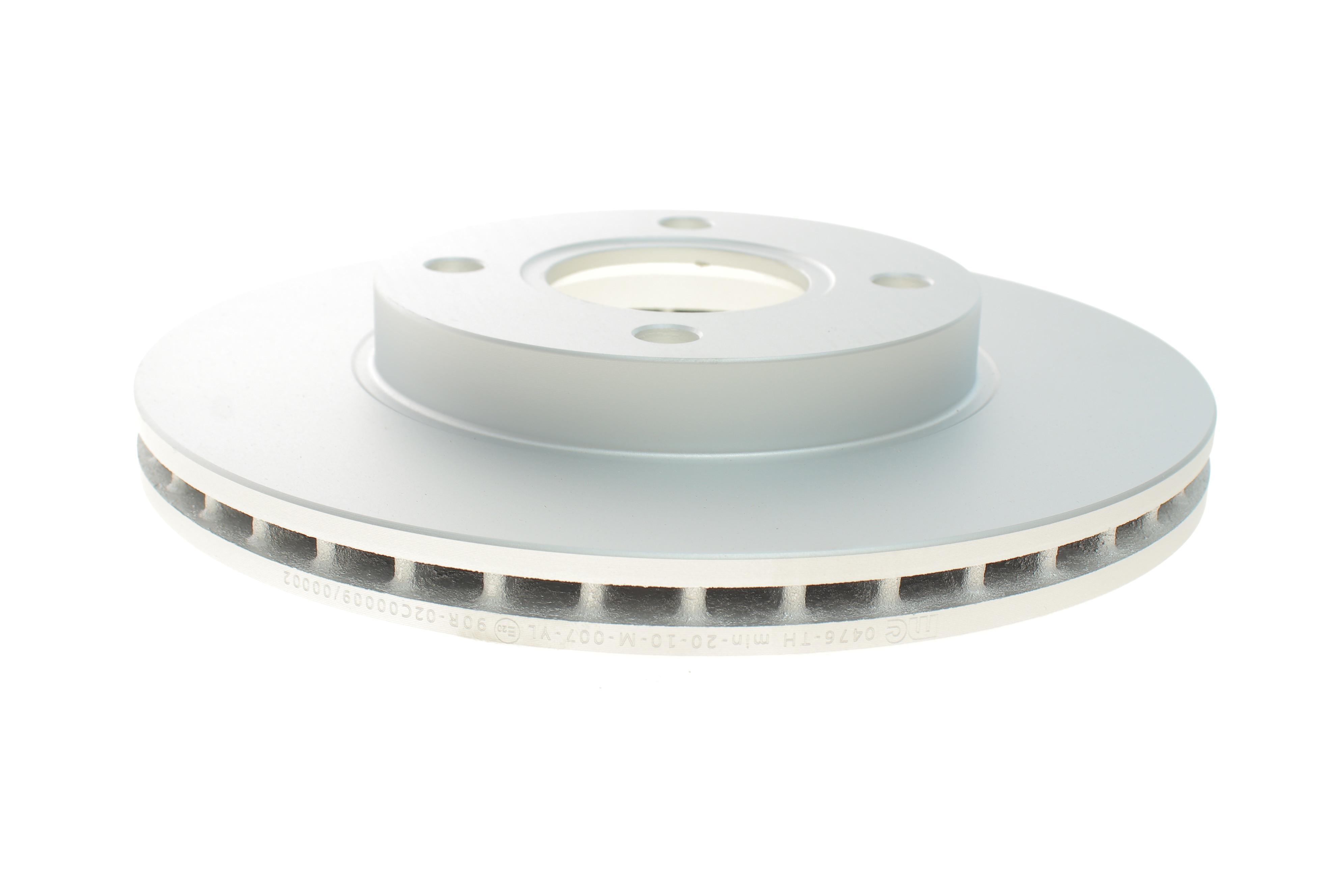 Диск гальмівний (передній) Ford Fiesta 00-08/Focus 98-04/Fusion 02-12 (258x22) (з покр.) (вент.)