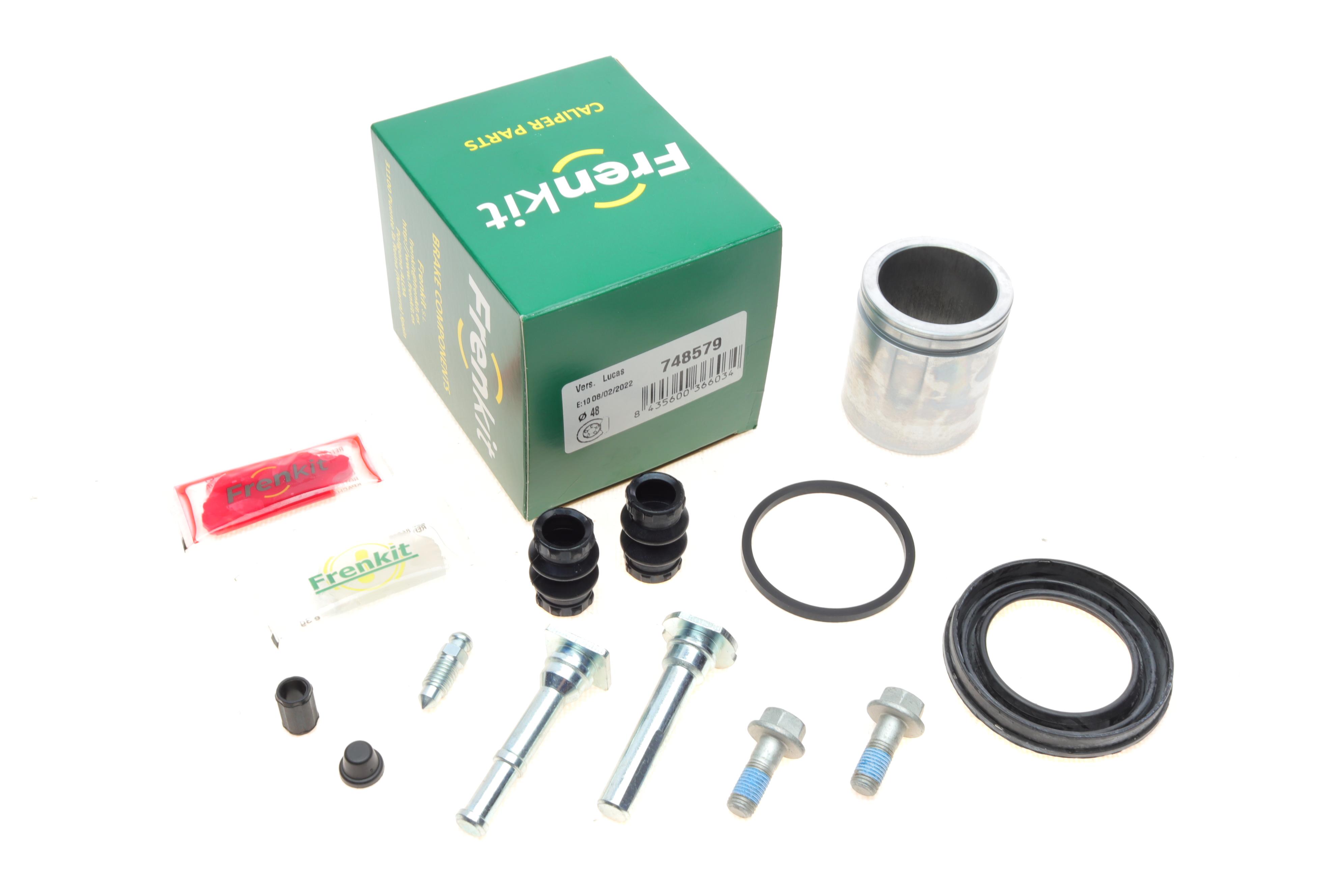 Ремкомплект супорта (переднього) Opel Combo 04- (d=48mm) (Lucas) (+поршень/направляюча) SuperKit