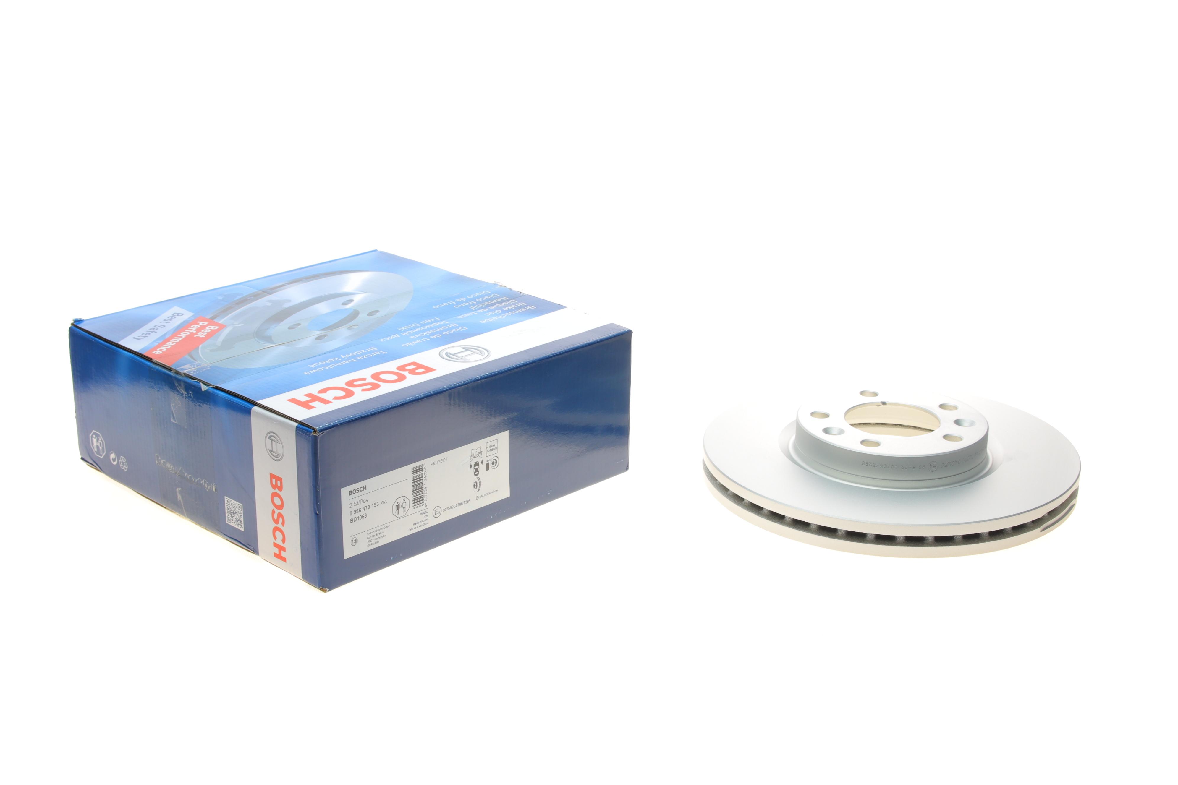 Диск гальмівний (передній) Peugeot 407 04-10/ 508 10-18/ Citroen Berlingo 18- (282.8x26)