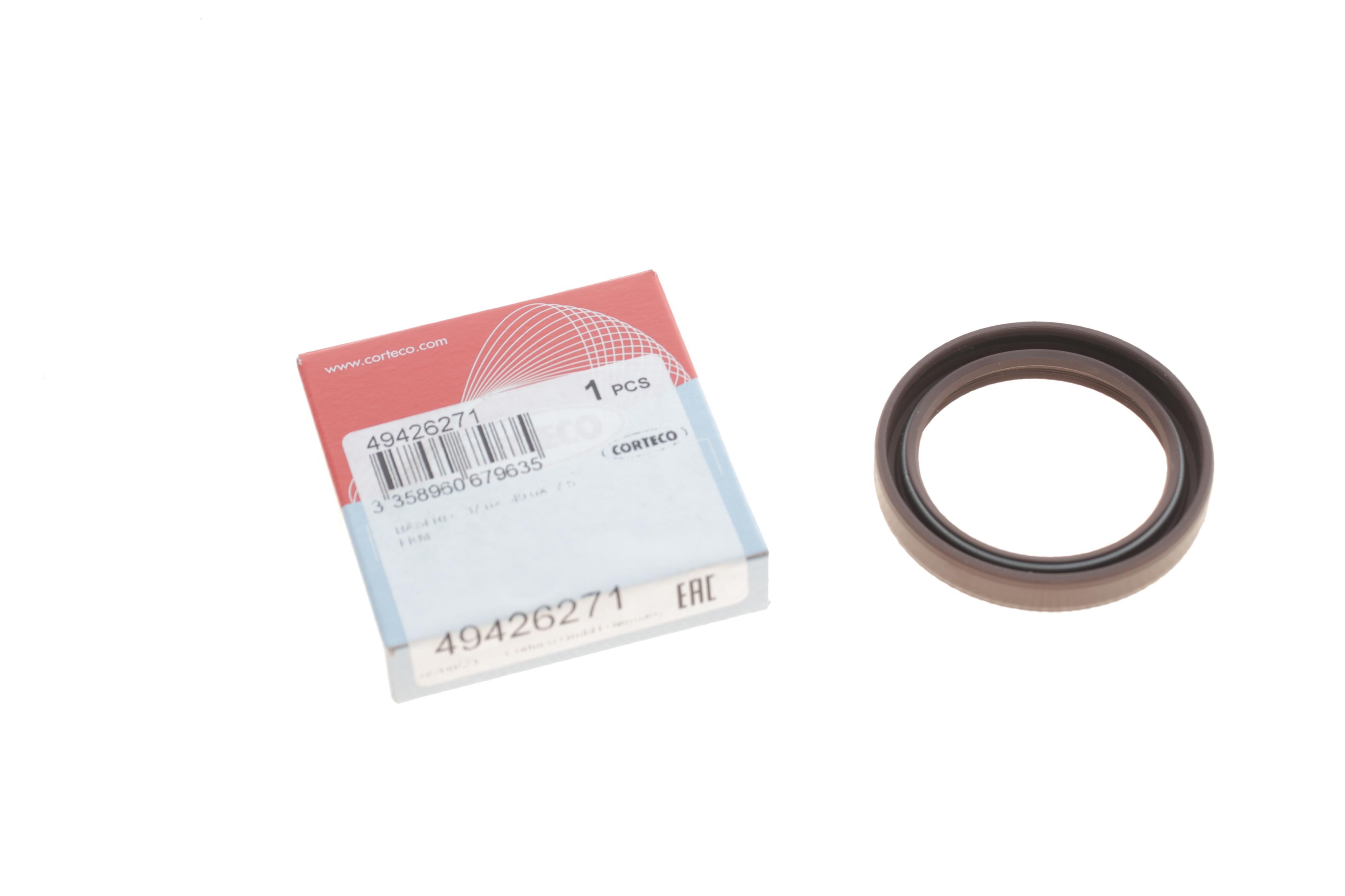 Сальник колінвалу (передній) Kia Sportage2.0 16V 04- (37.6x49x7.5)