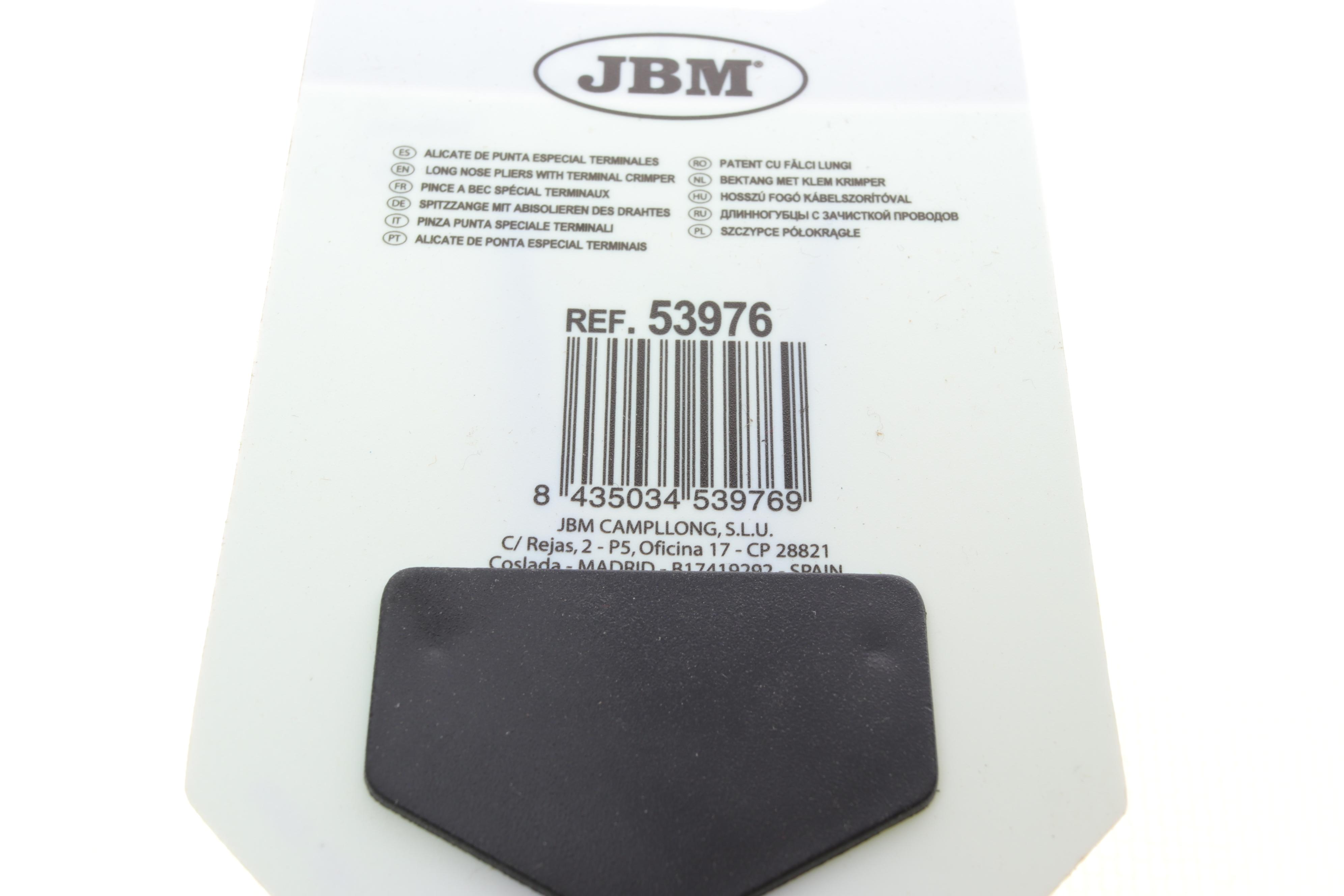 Плоскогубцы с удлиненными губками для зачистки проводов 6" L-160 мм