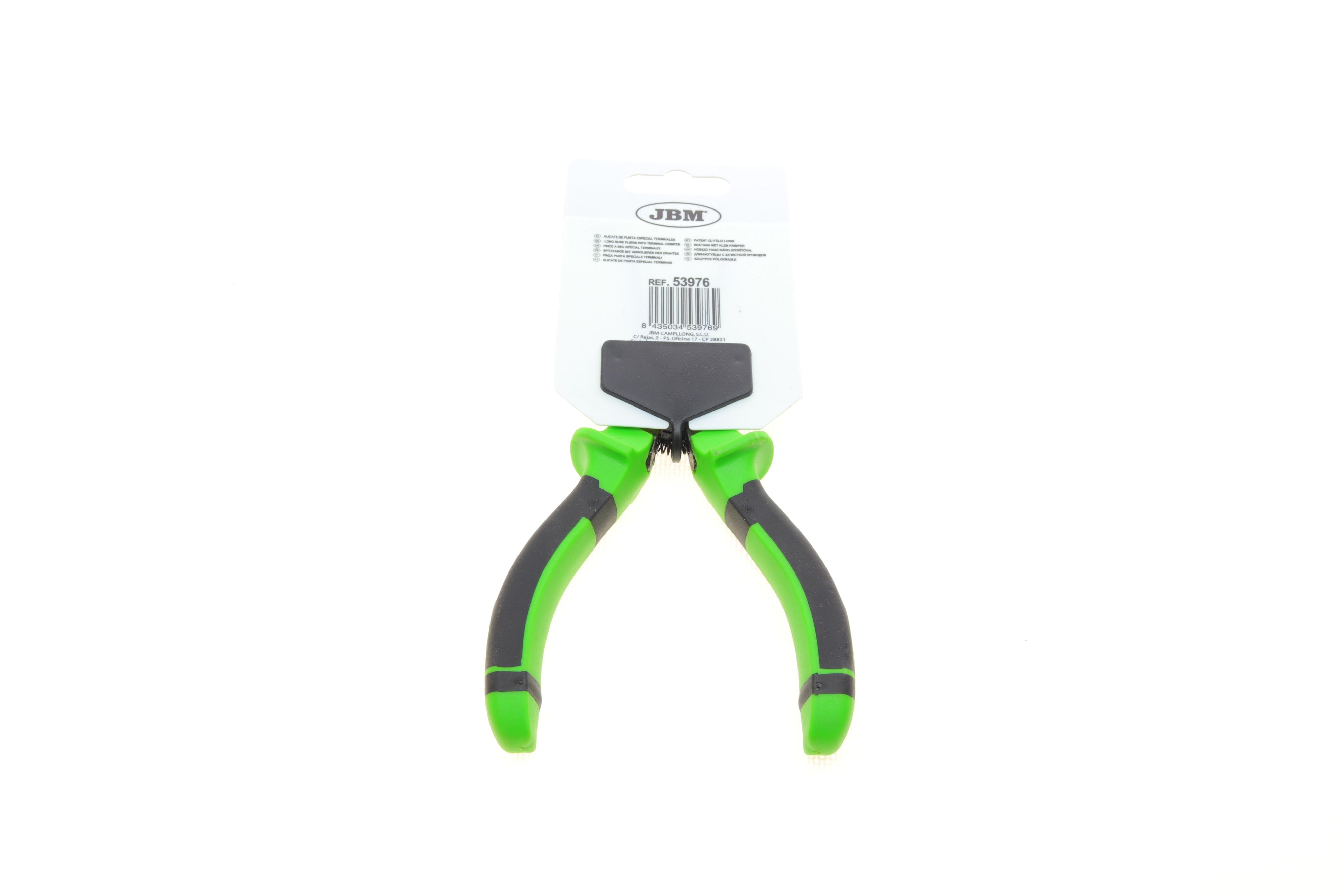 Плоскогубцы с удлиненными губками для зачистки проводов 6" L-160 мм