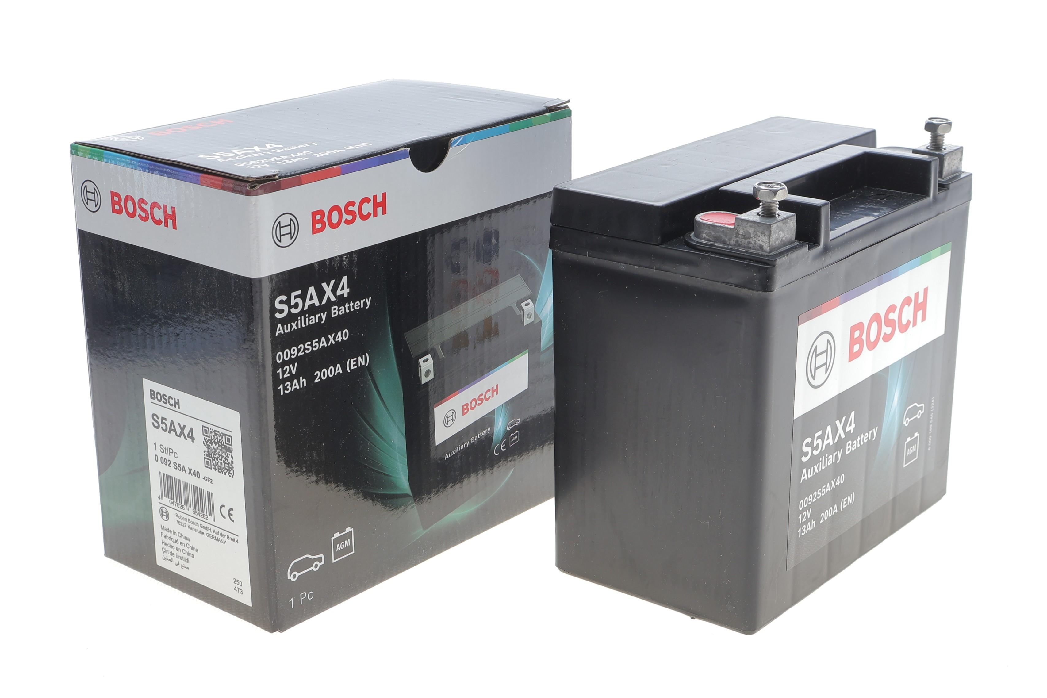 Акумуляторна батарея 13Ah/200A S5AX Aux (150x87x145/+L/BO) (Start-Stop/AGM/допоміжна)